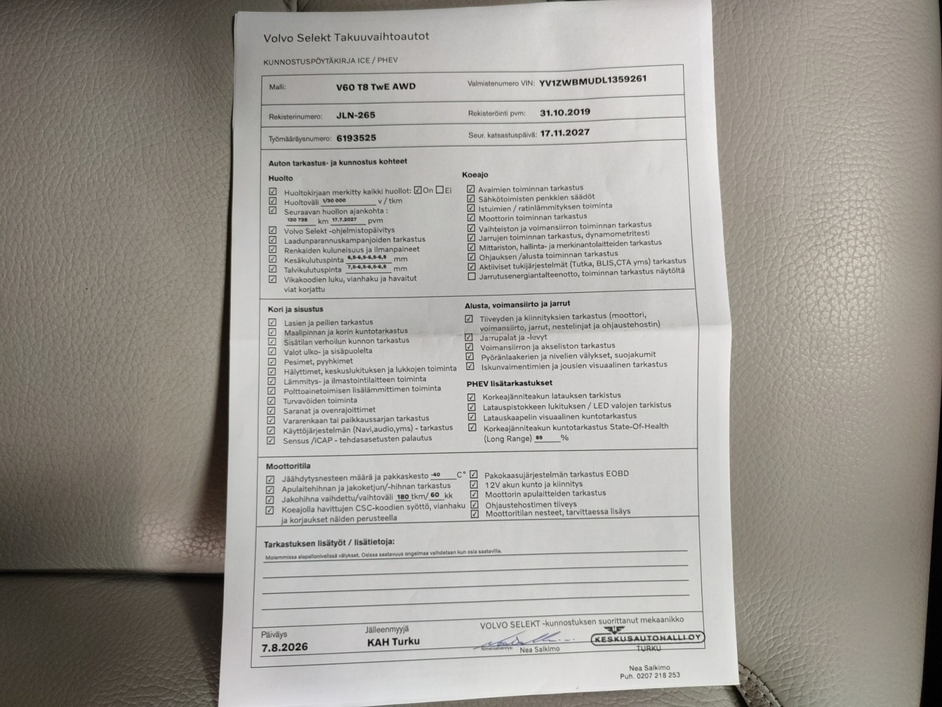 Volvo V60 vaihtoauto