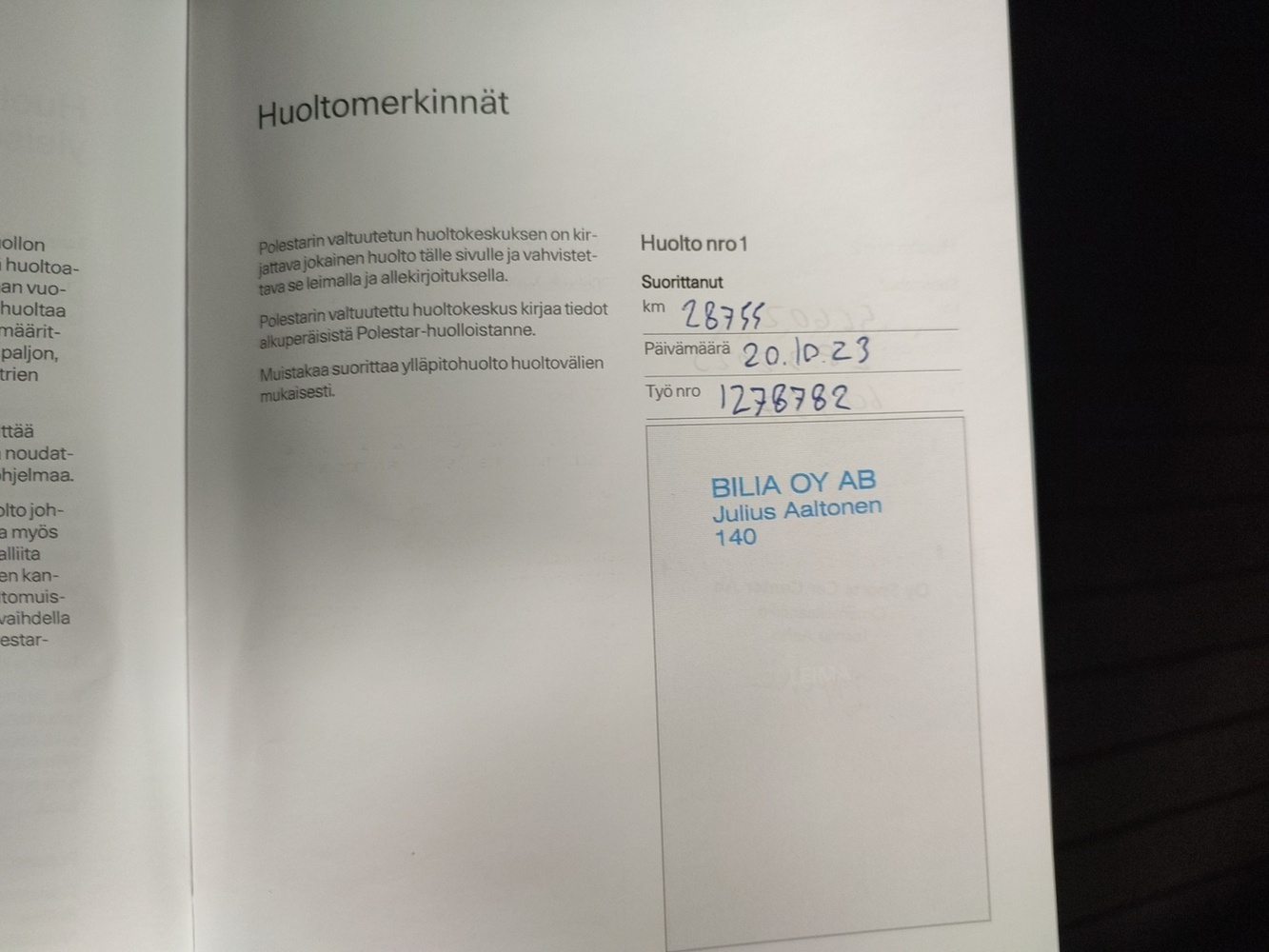 Polestar 2 vaihtoauto