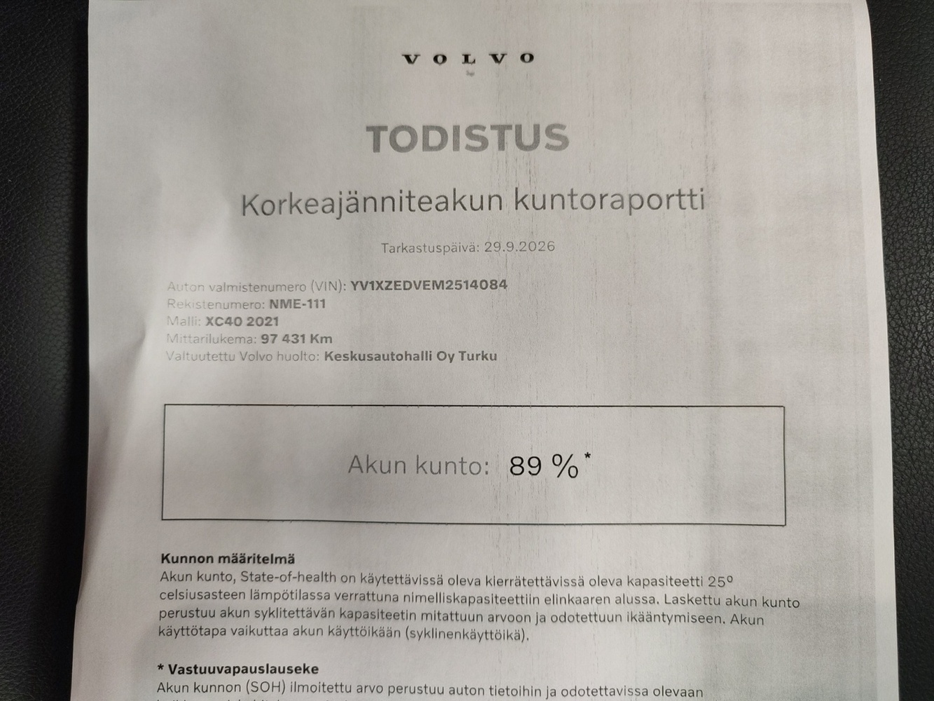 Volvo XC40 vaihtoauto