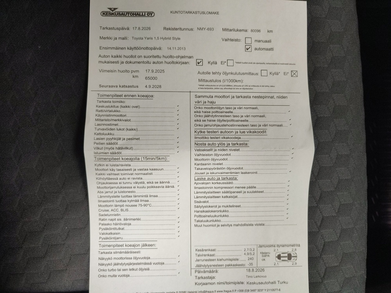 Toyota Yaris vaihtoauto