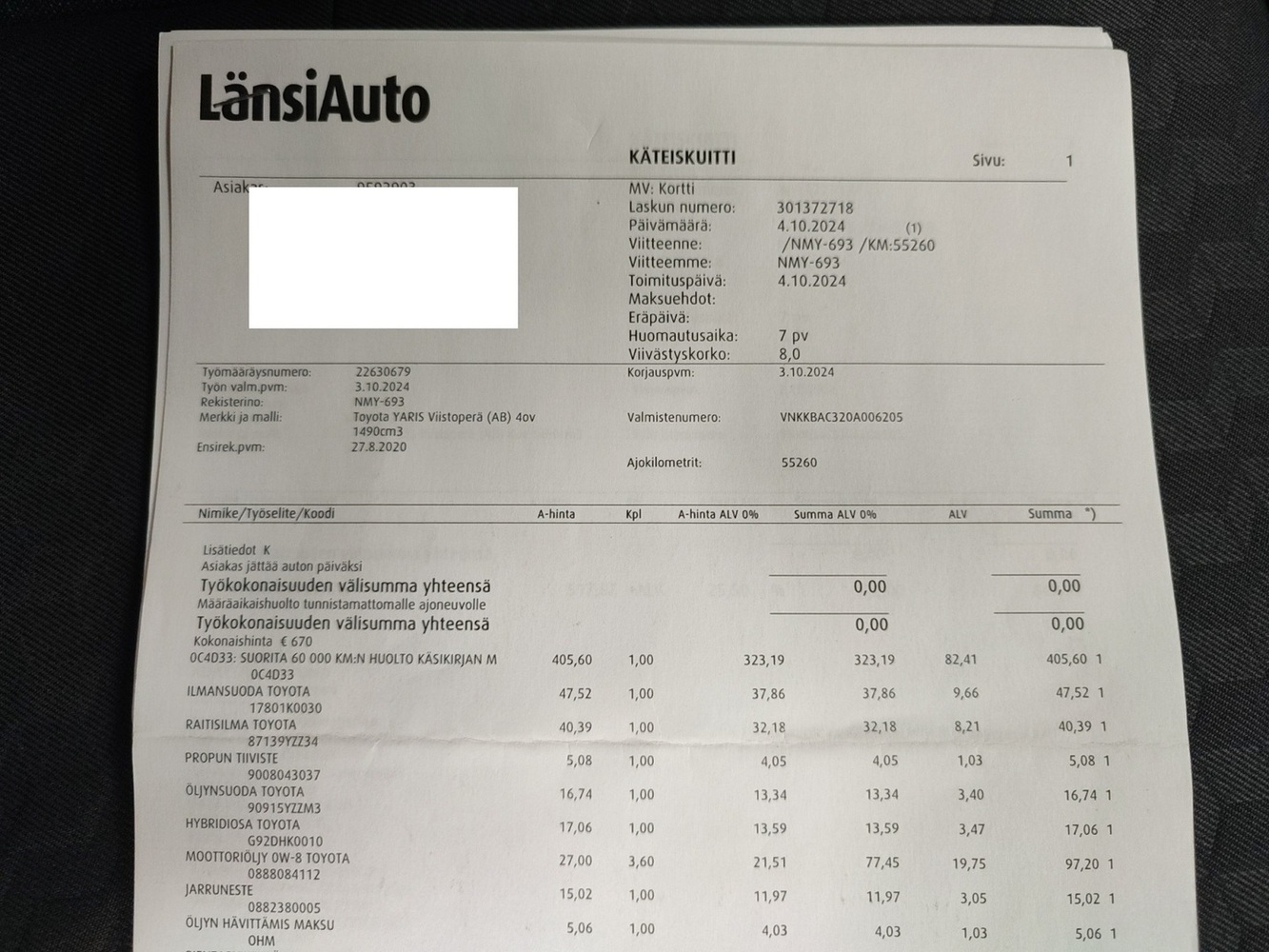 Toyota Yaris vaihtoauto
