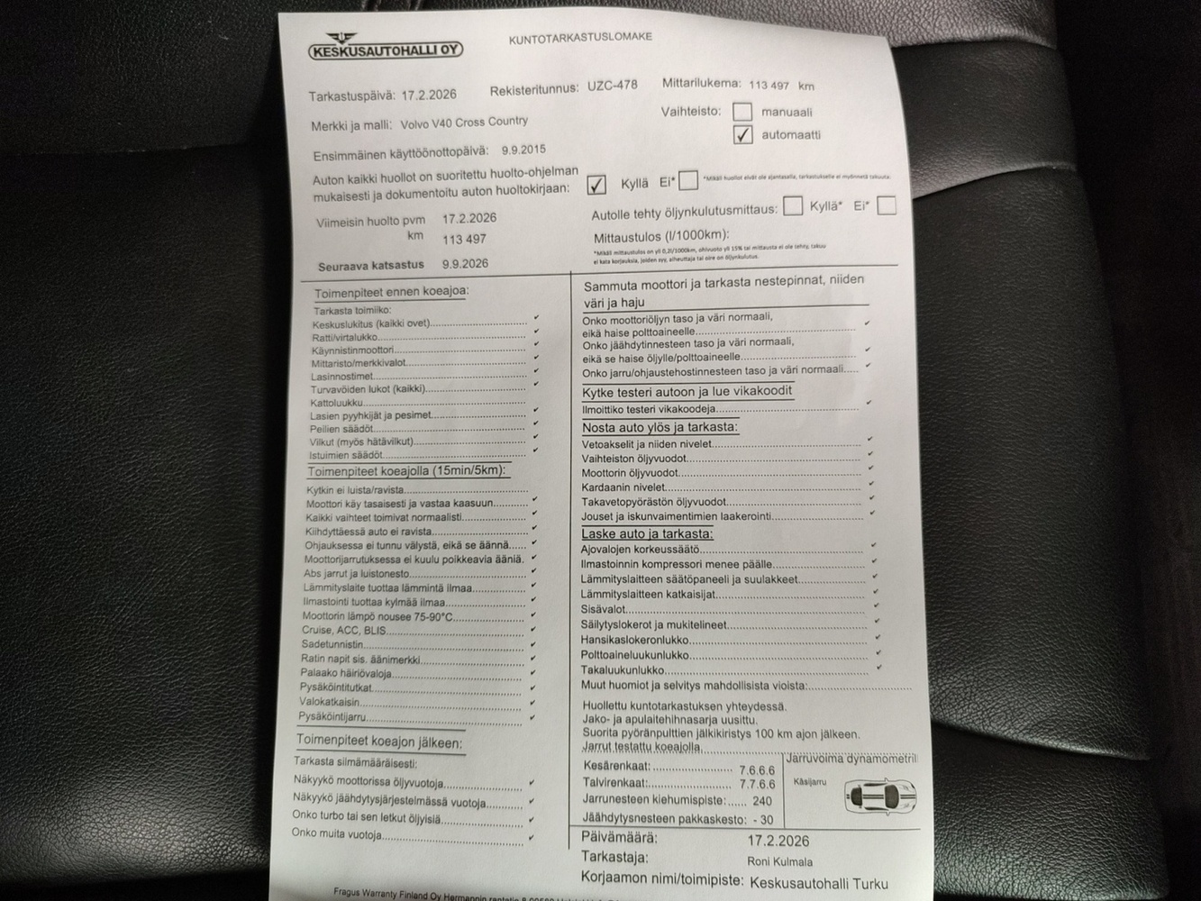 Volvo V40 Cross Country vaihtoauto