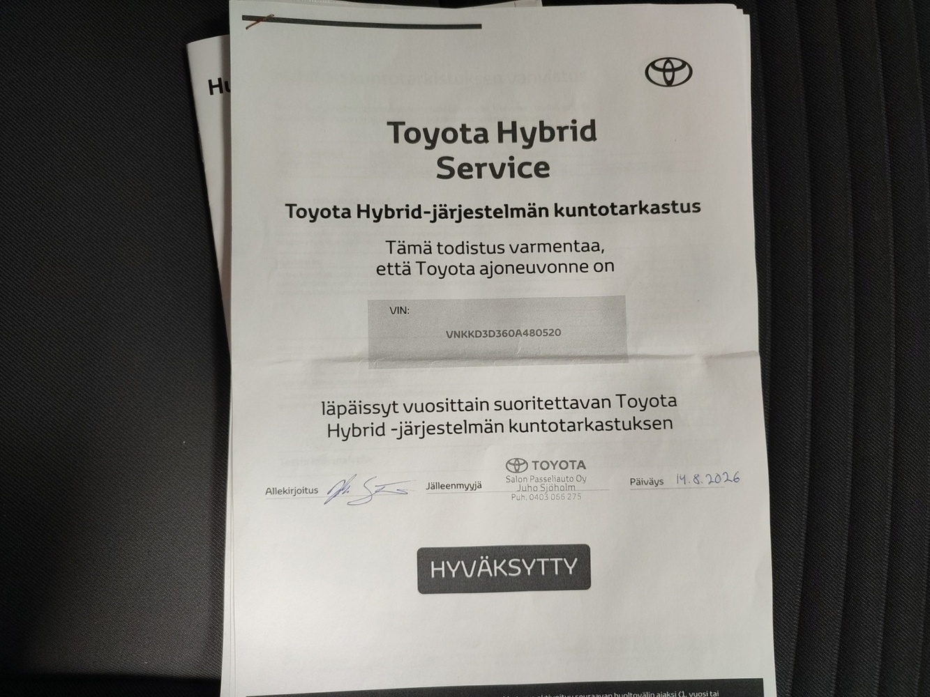 Toyota Yaris vaihtoauto