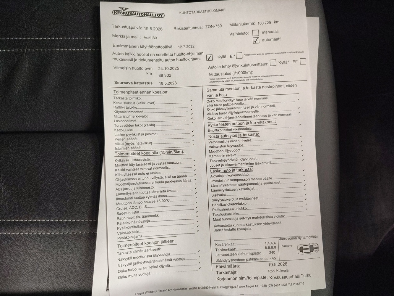Audi S3 vaihtoauto