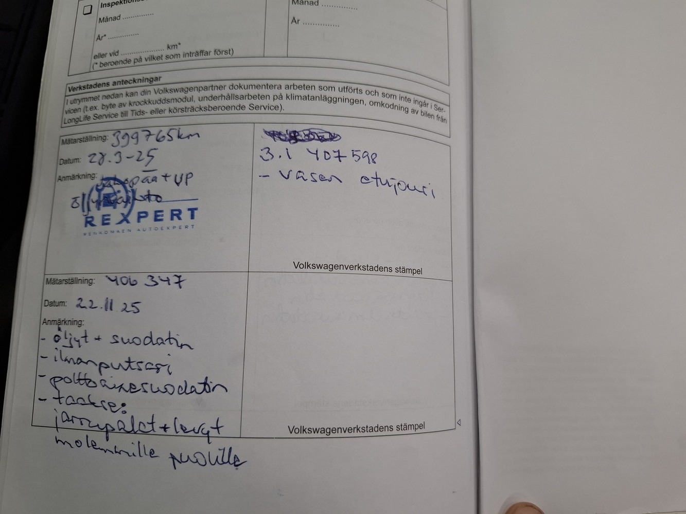 Volkswagen Passat vaihtoauto