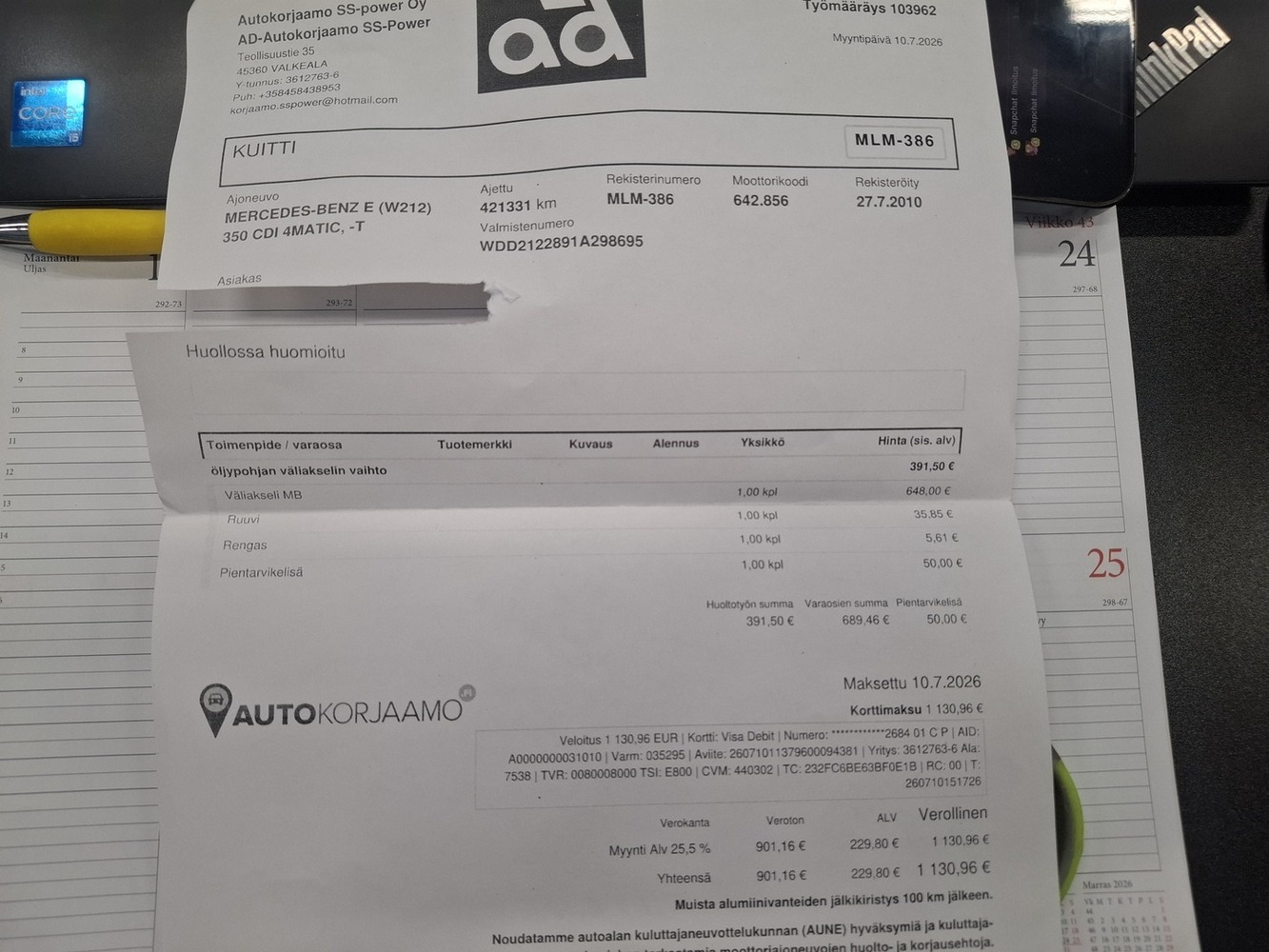 Mercedes-Benz E vaihtoauto