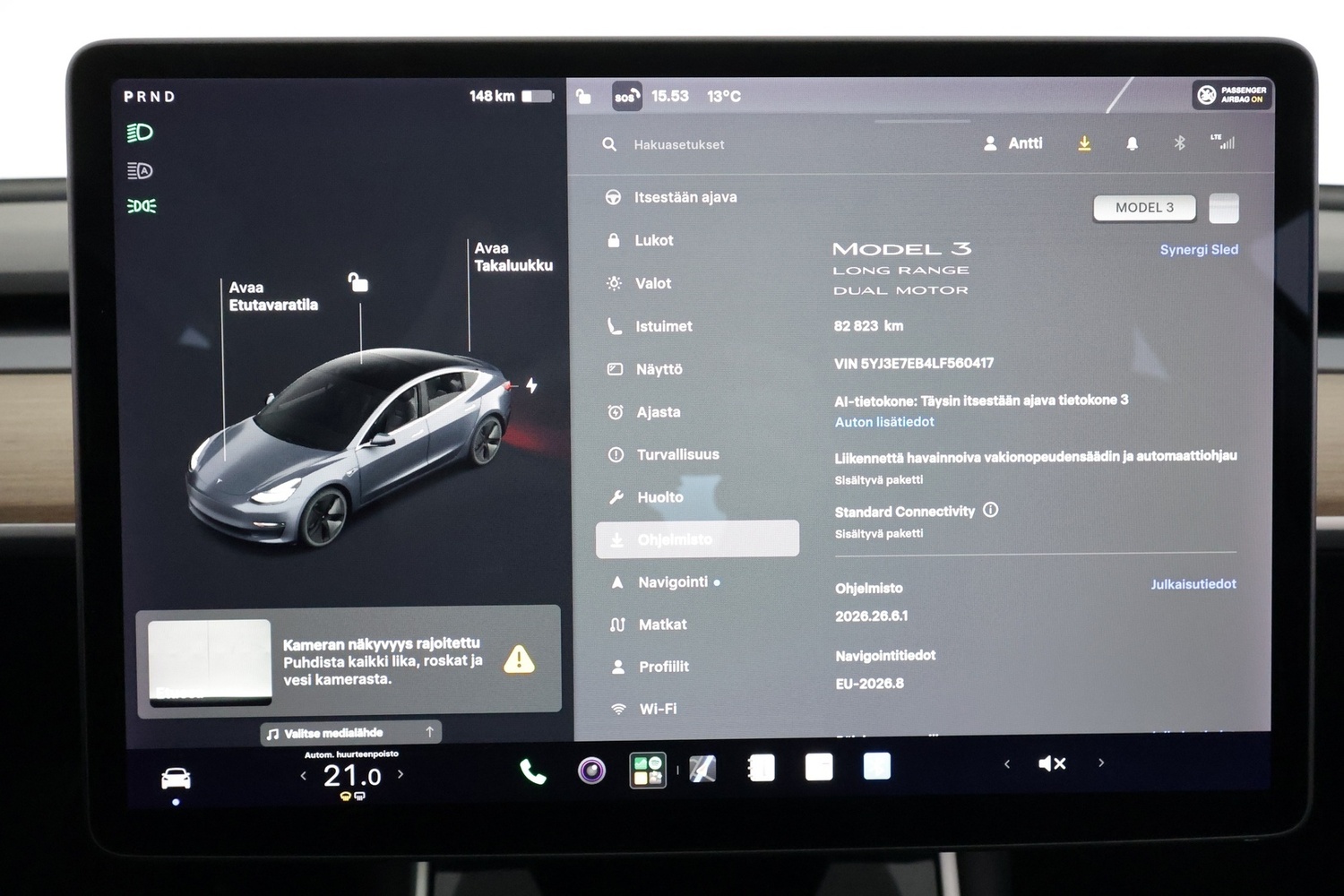 Tesla Model 3 vaihtoauto