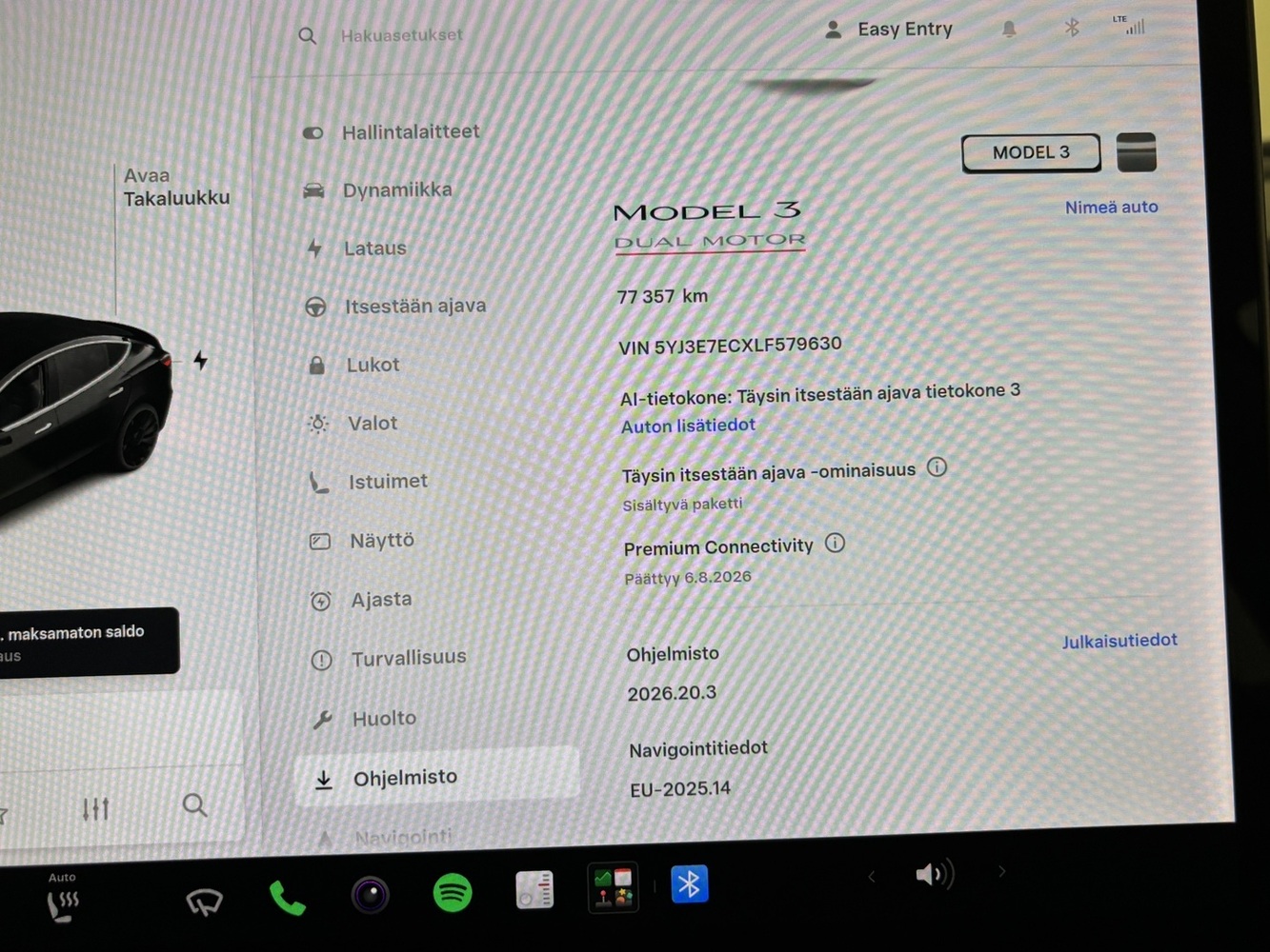 Tesla Model 3 vaihtoauto