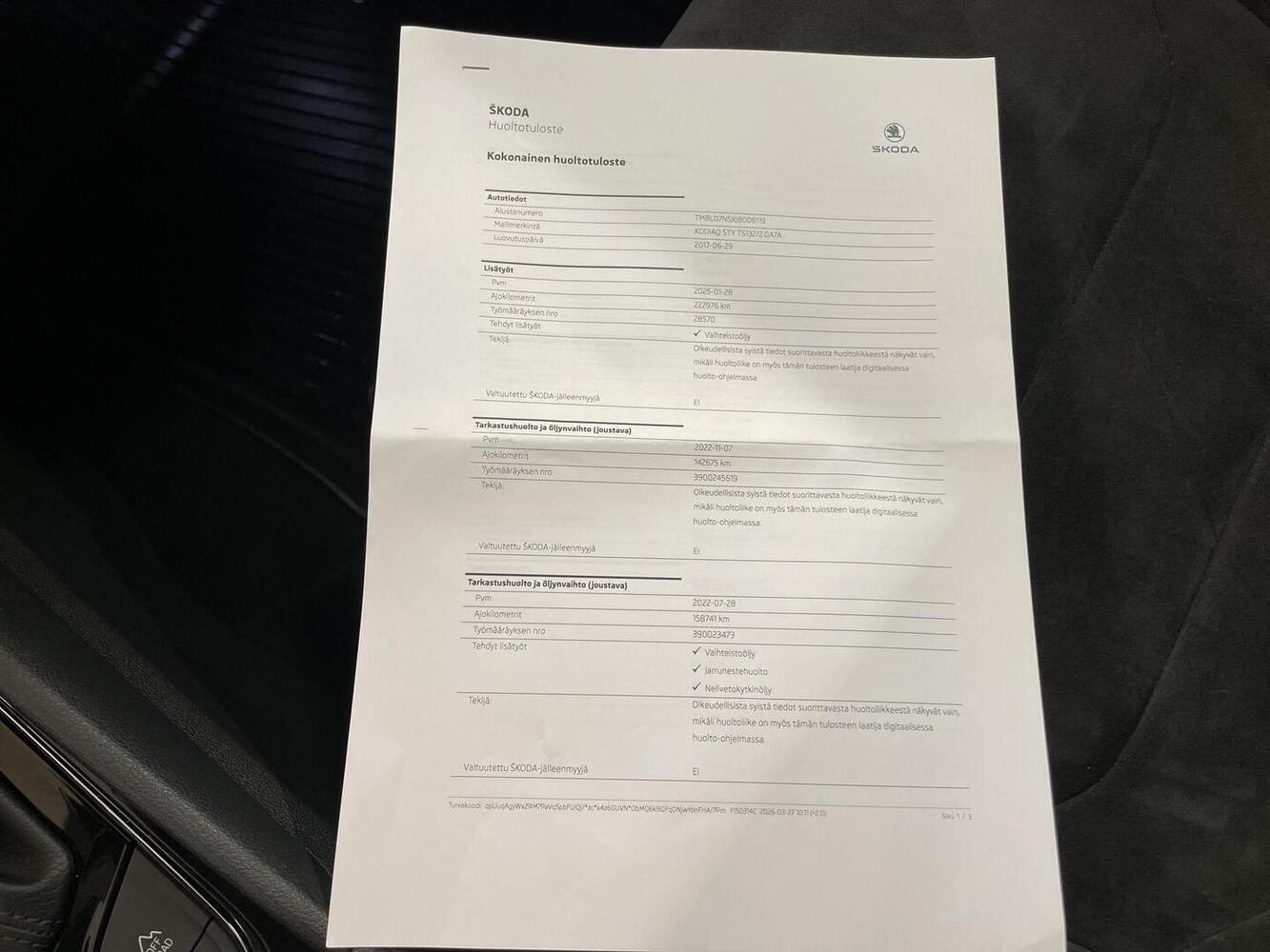 Skoda Kodiaq vaihtoauto
