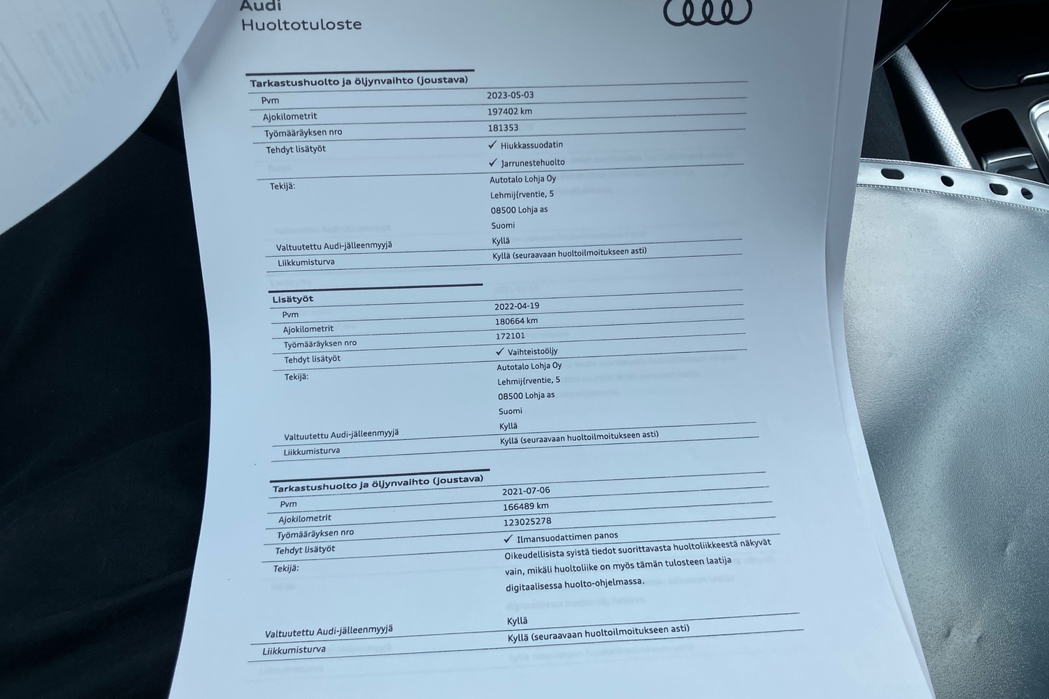 Audi Q5 vaihtoauto