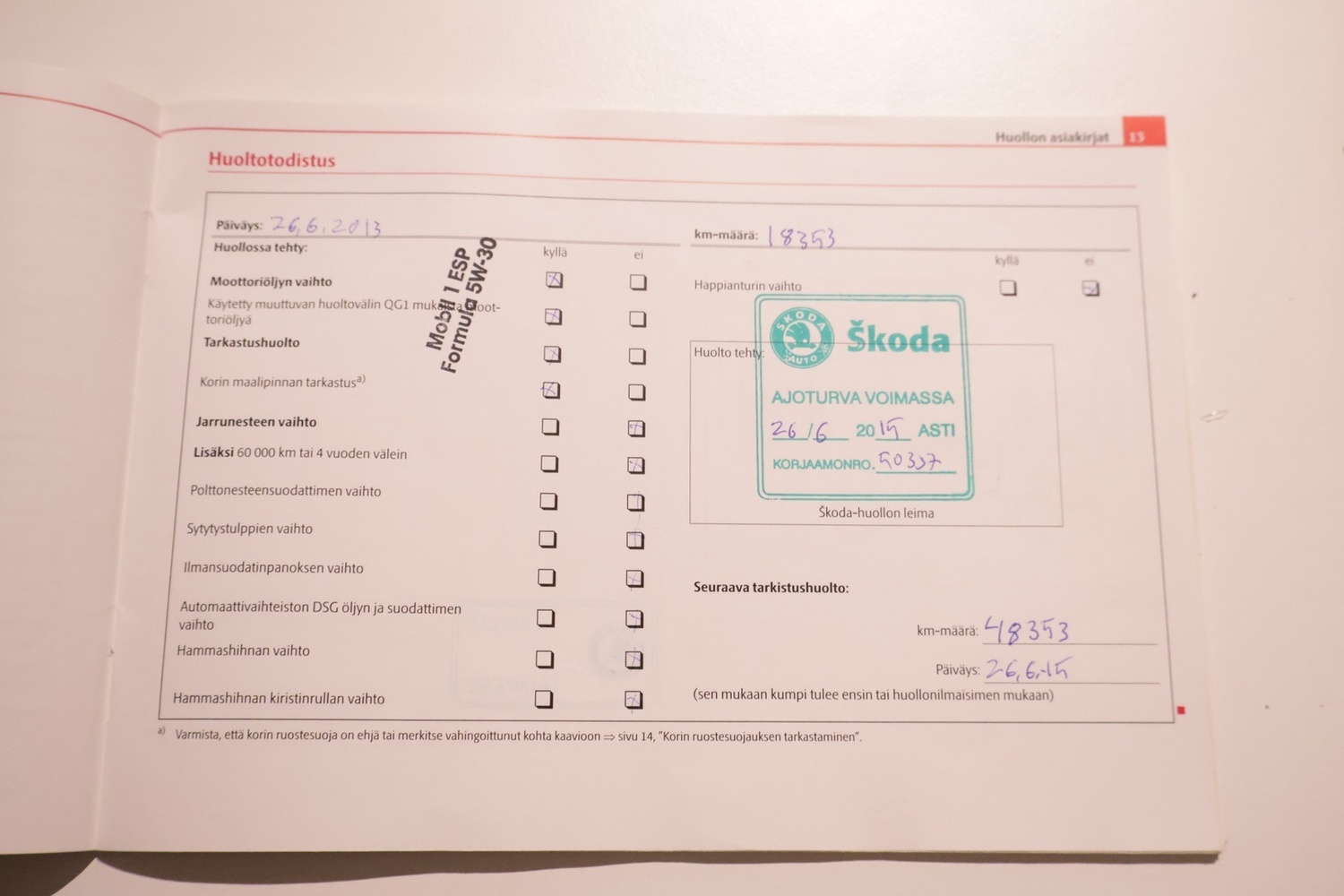 Skoda Superb vaihtoauto
