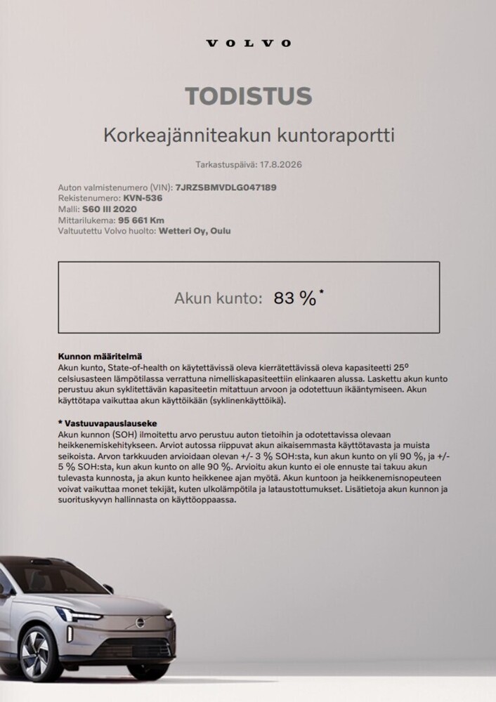 Volvo S60 vaihtoauto