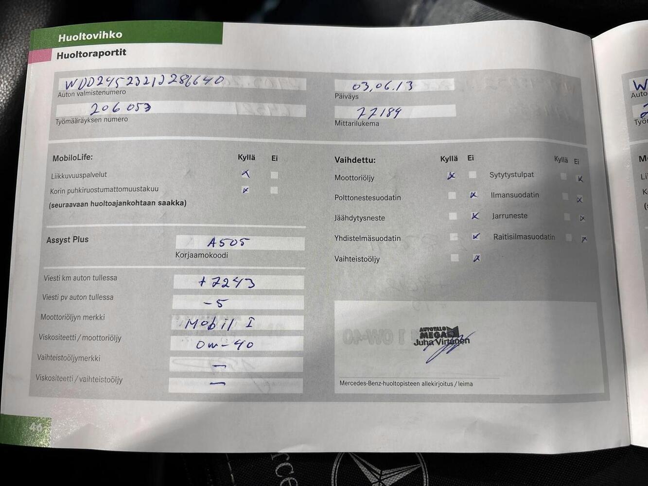 Mercedes-Benz B vaihtoauto