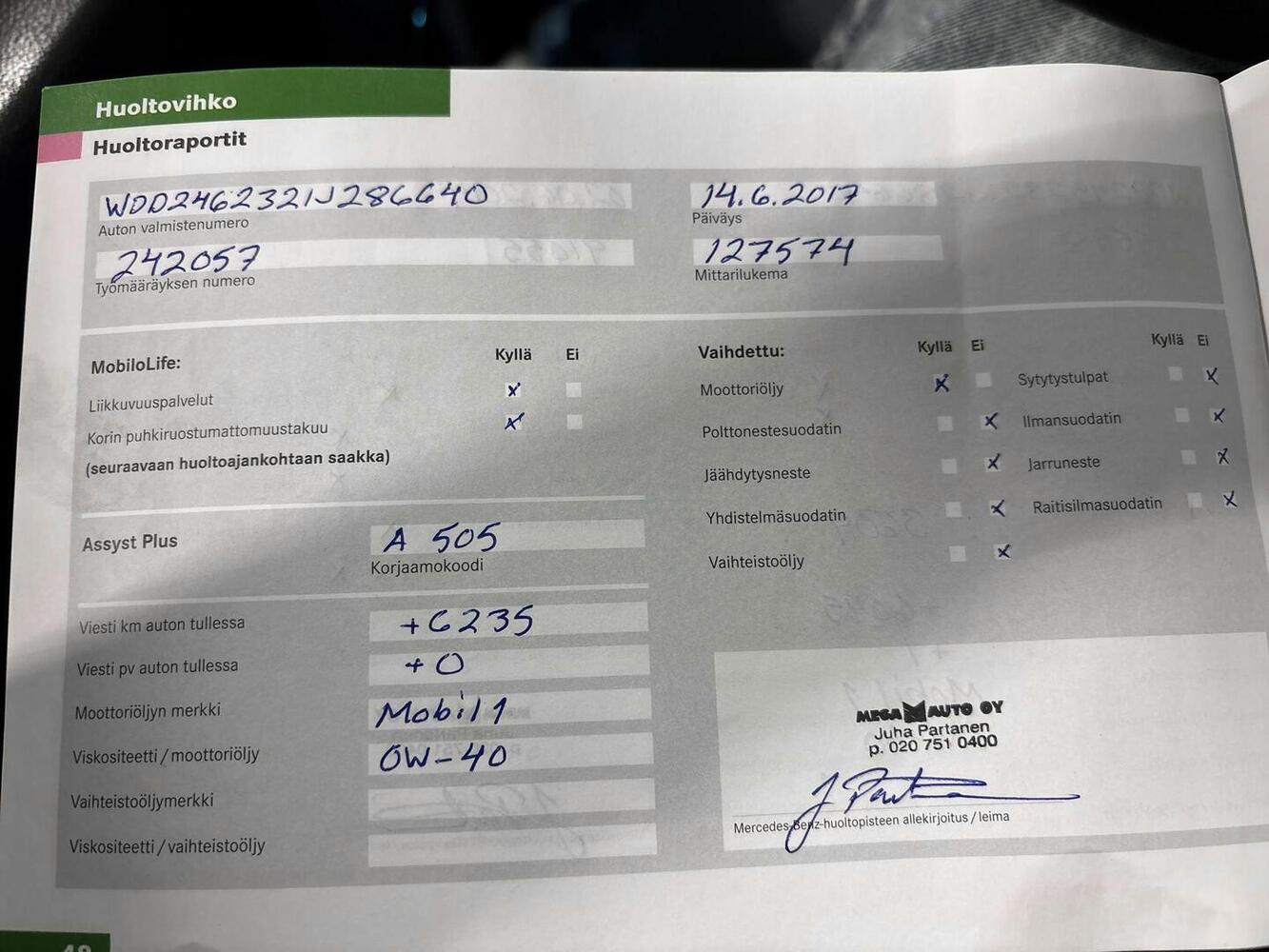 Mercedes-Benz B vaihtoauto