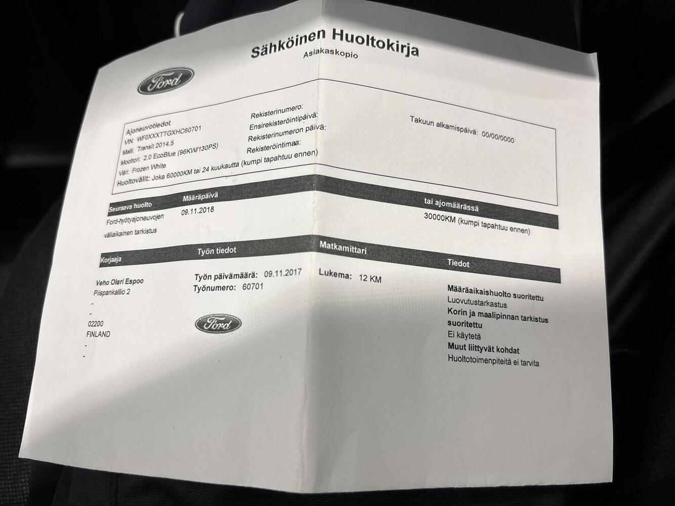 Ford Transit vaihtoauto