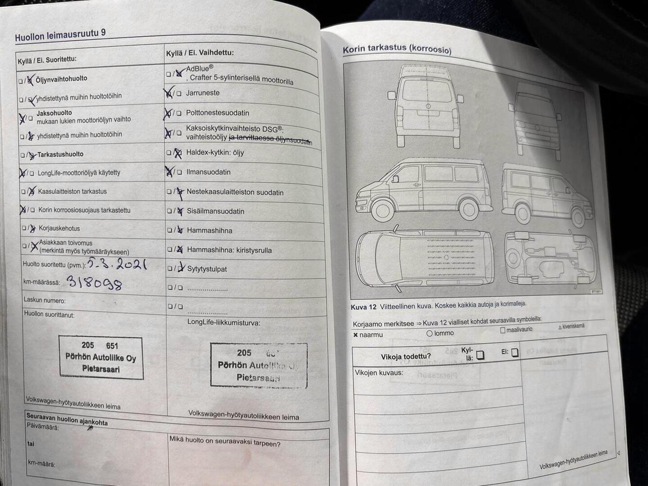 Volkswagen Transporter vaihtoauto