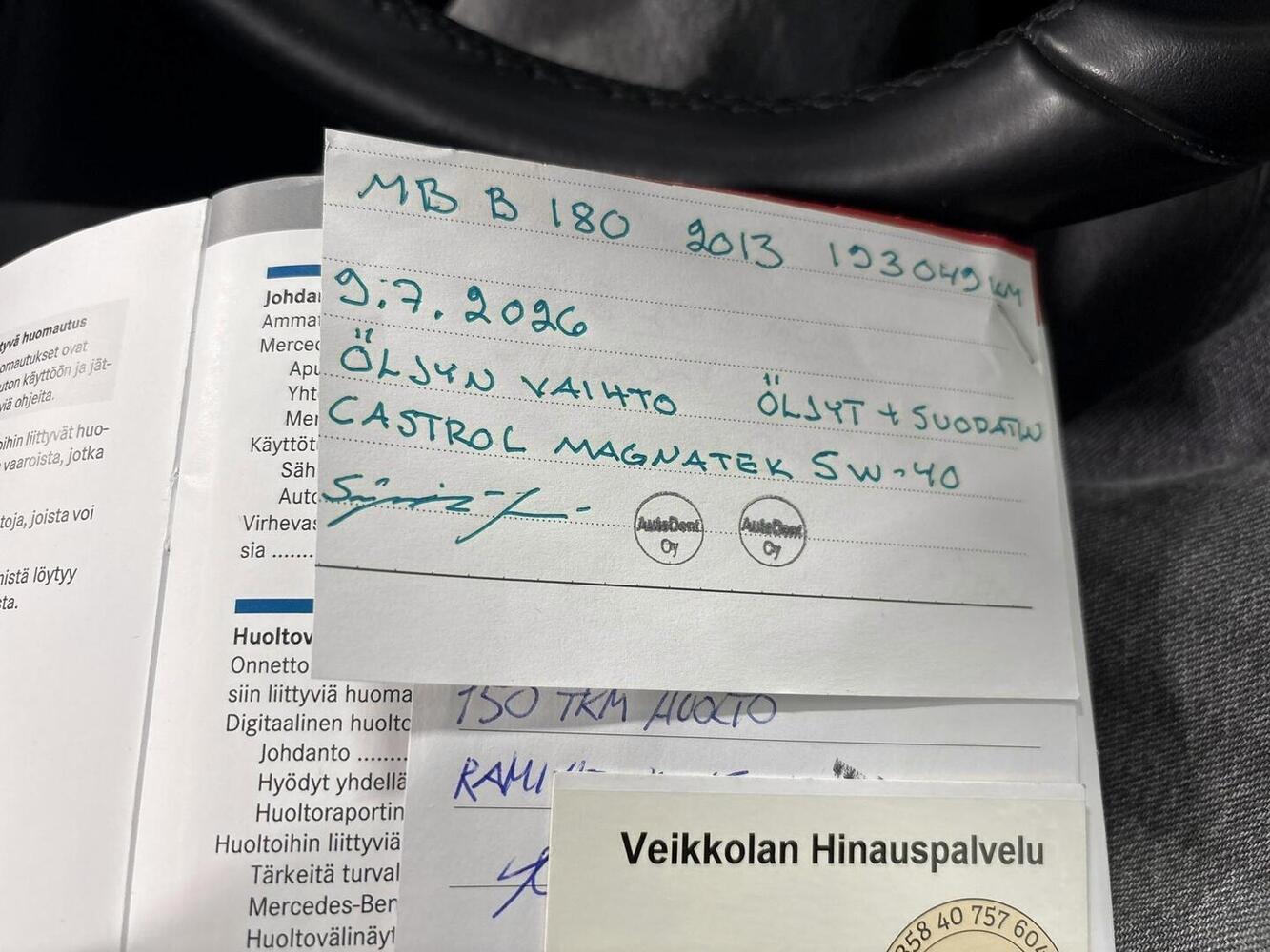 Mercedes-Benz B vaihtoauto