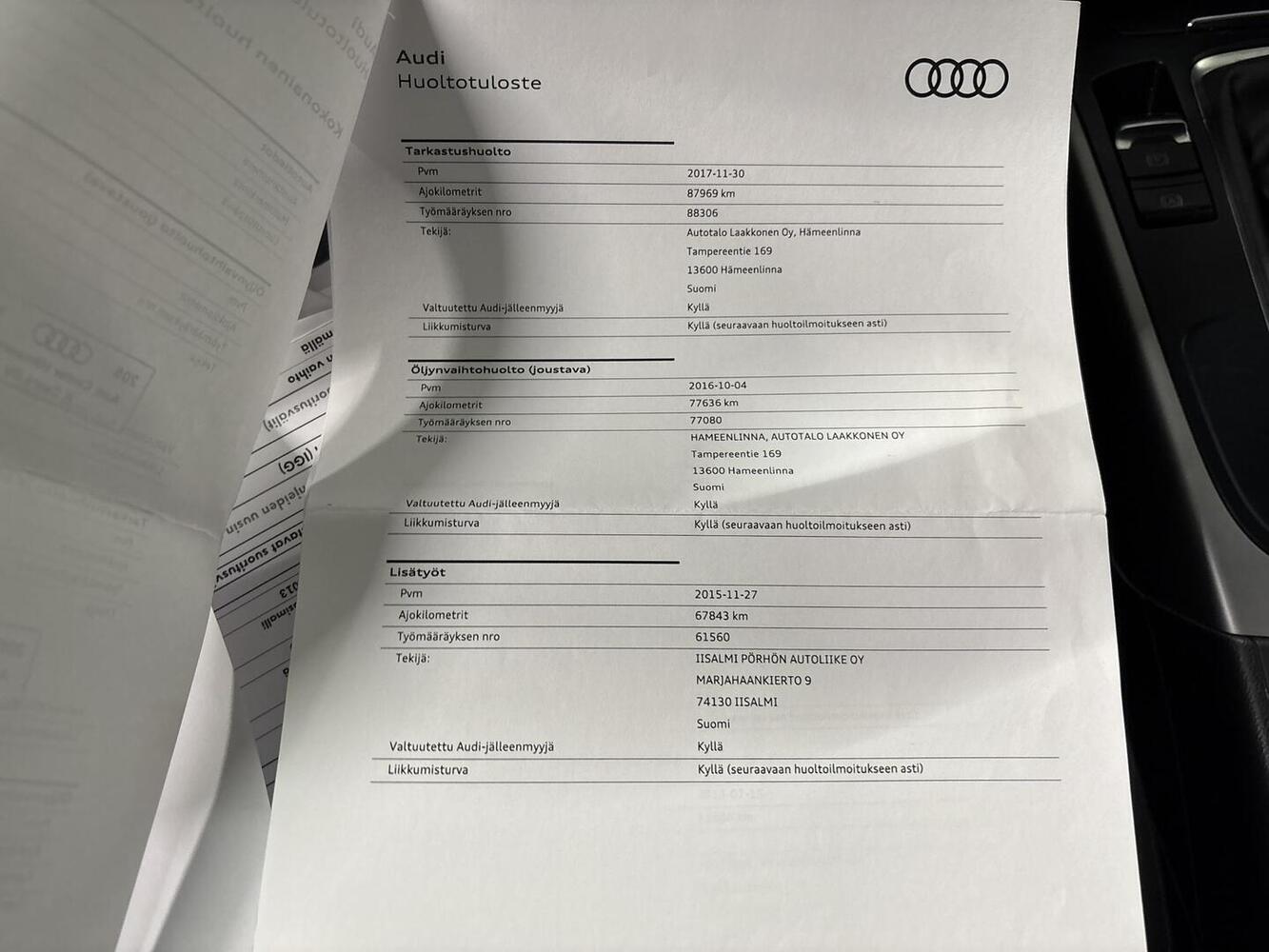 Audi A4 vaihtoauto