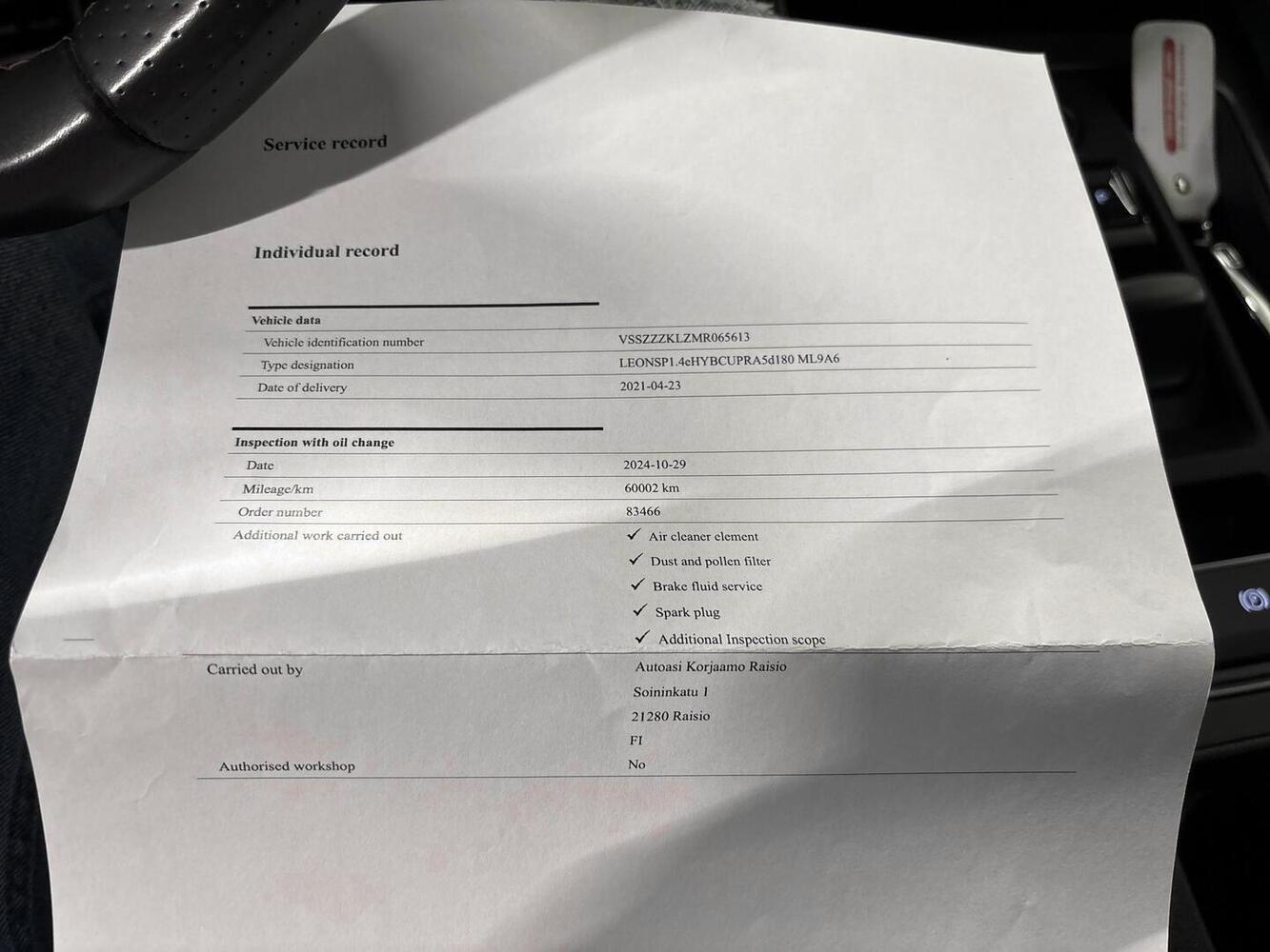 Cupra Leon Sportstourer vaihtoauto