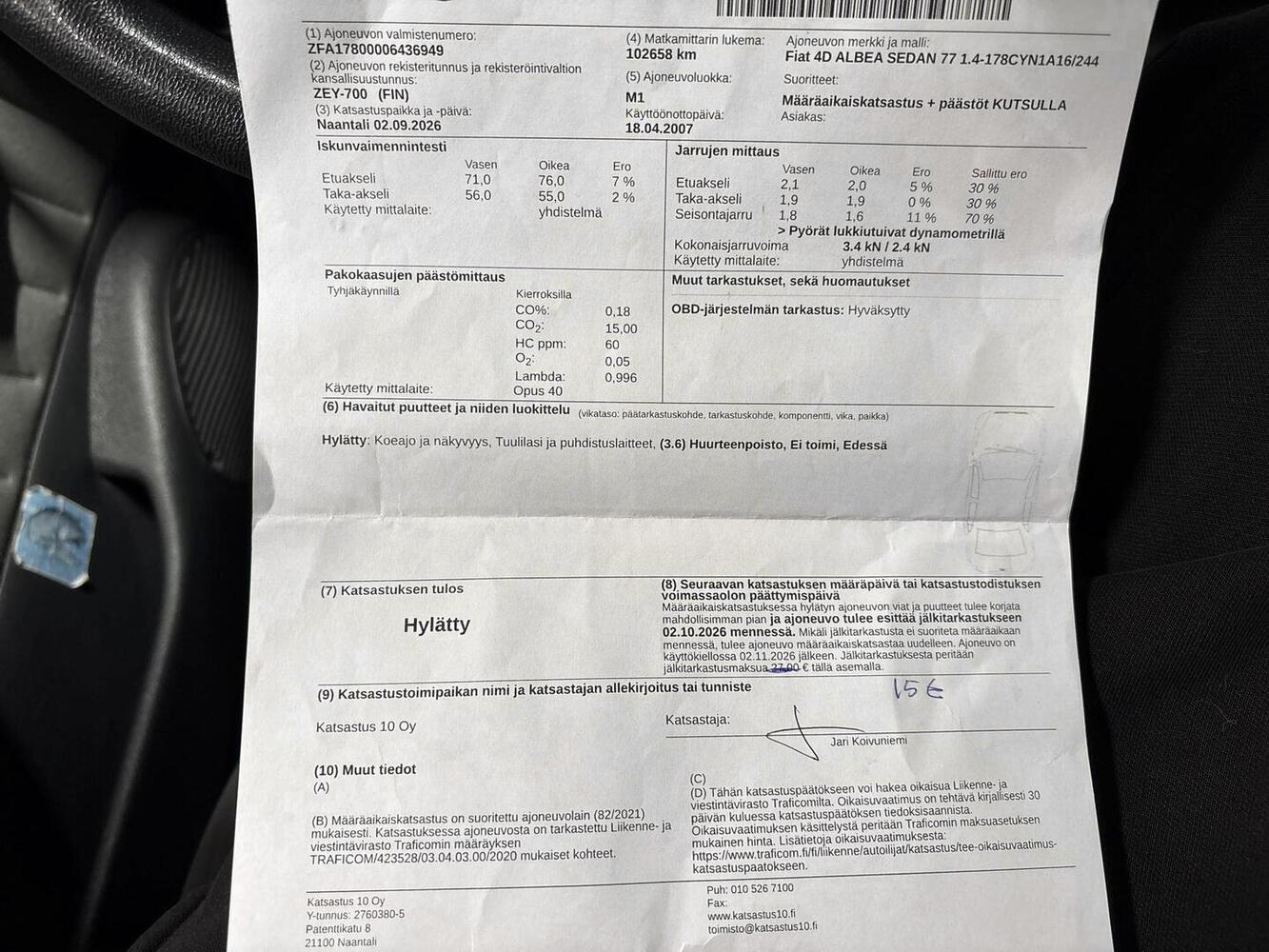 Fiat Albea vaihtoauto