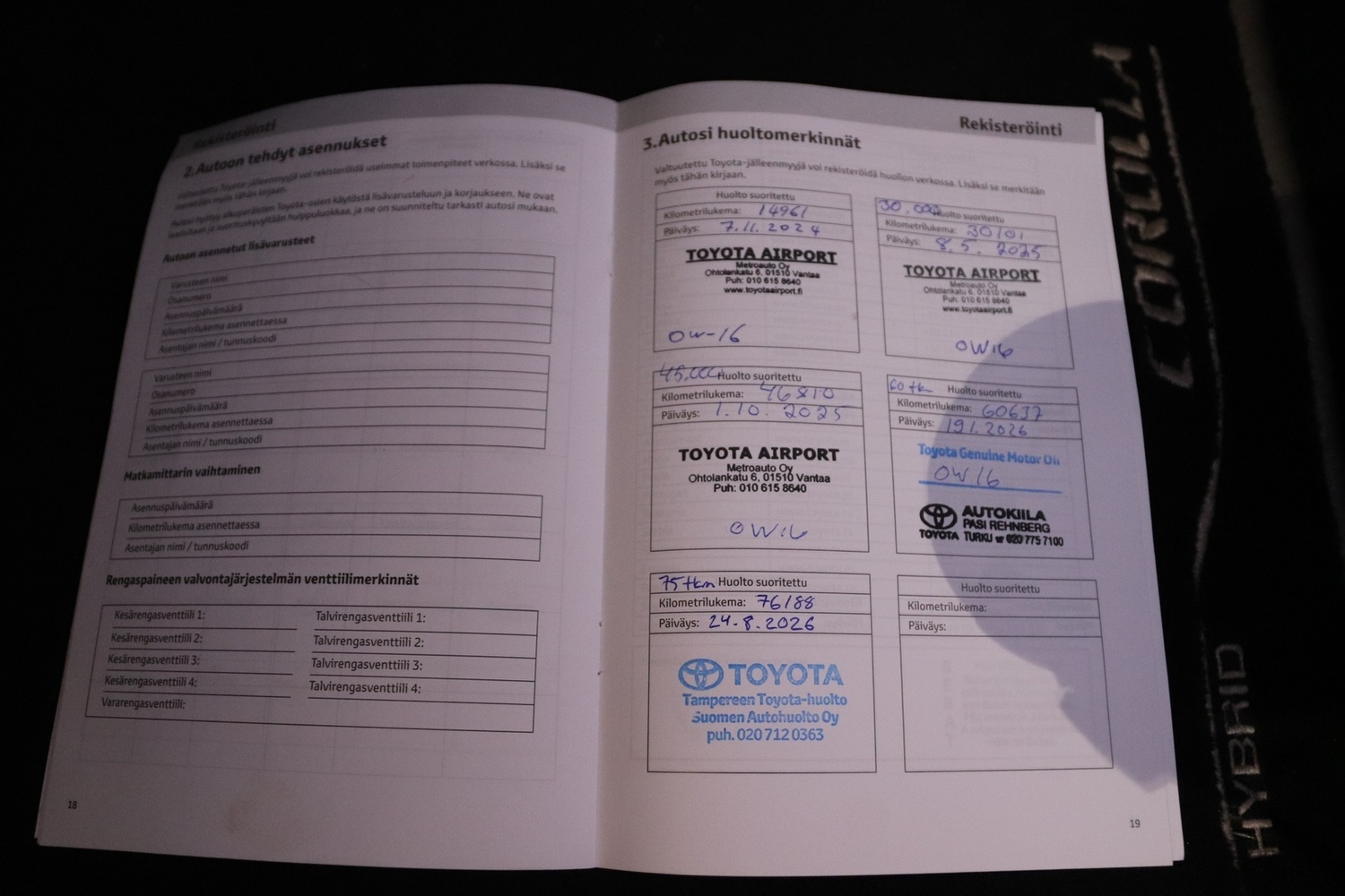 Toyota Corolla vaihtoauto