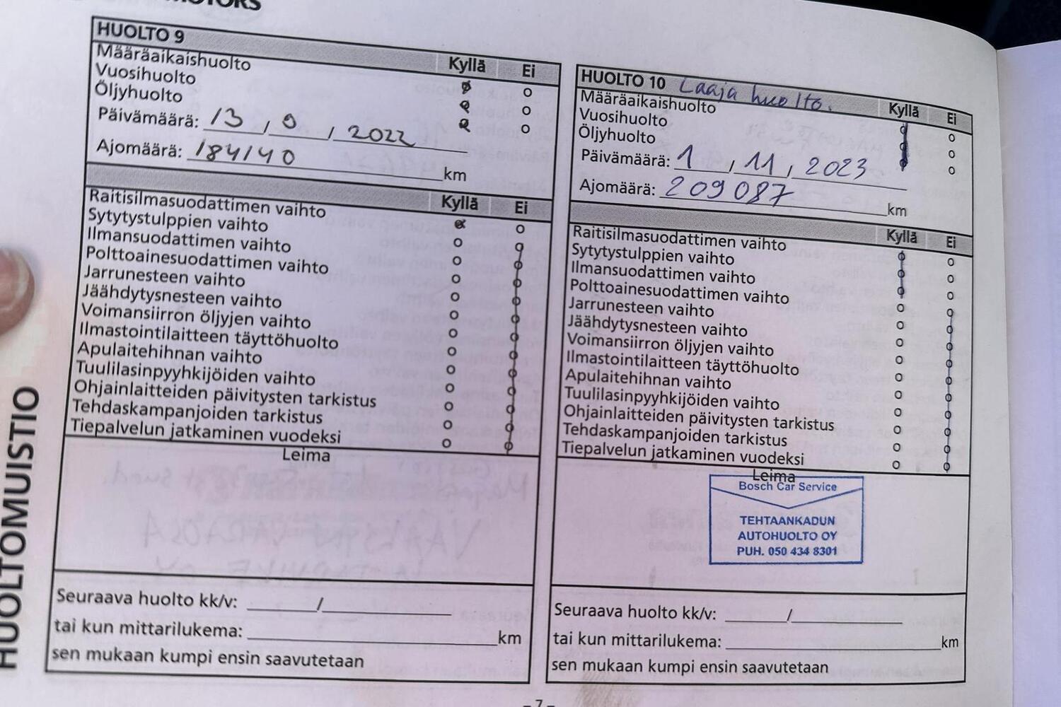 Kia Carens vaihtoauto