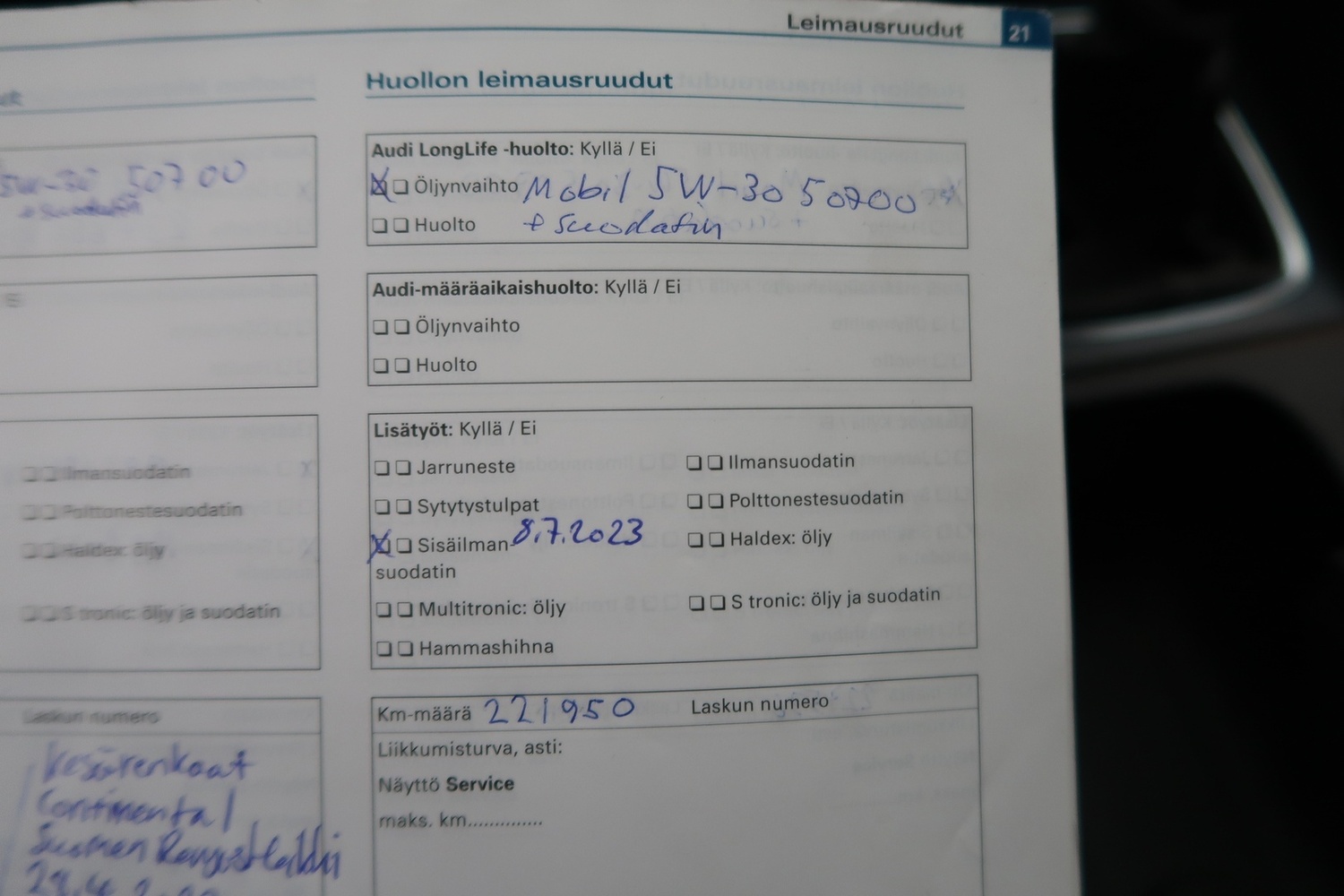 Audi A3 vaihtoauto
