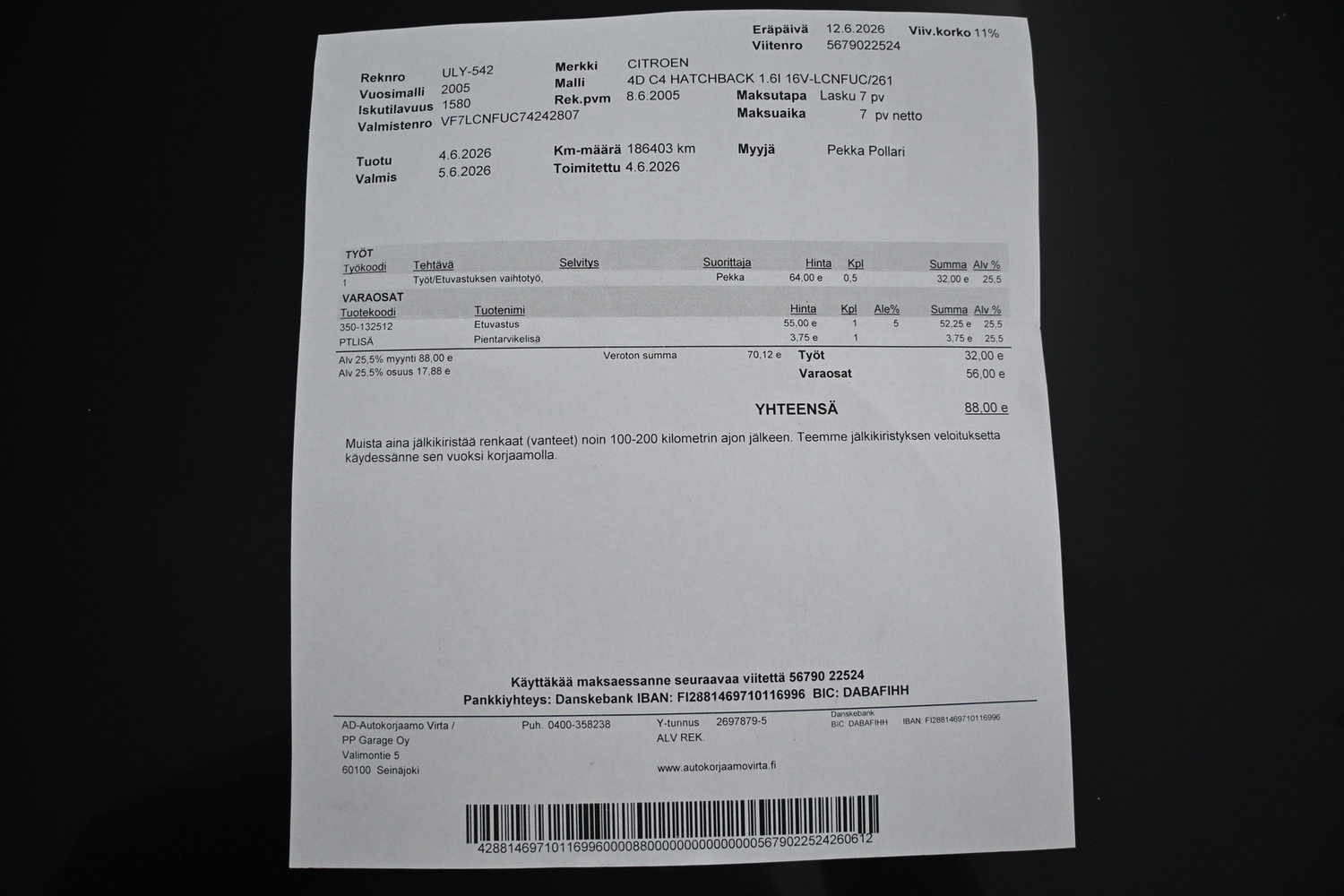 Citroën C4 vaihtoauto
