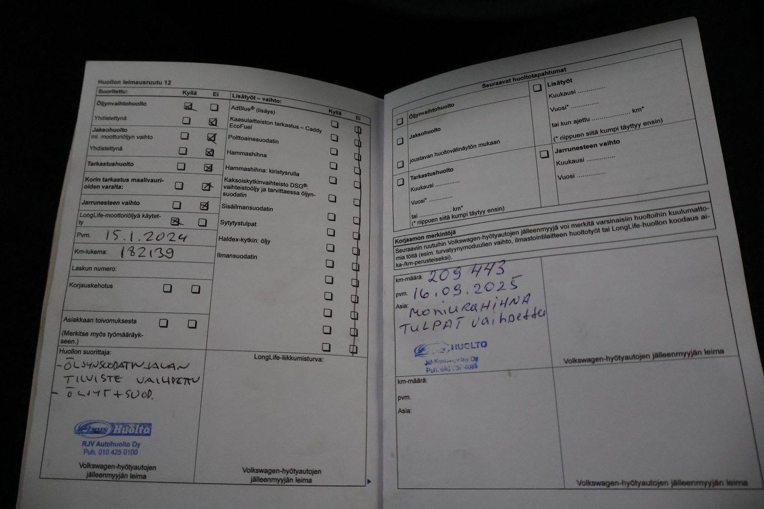 Volkswagen Caddy vaihtoauto