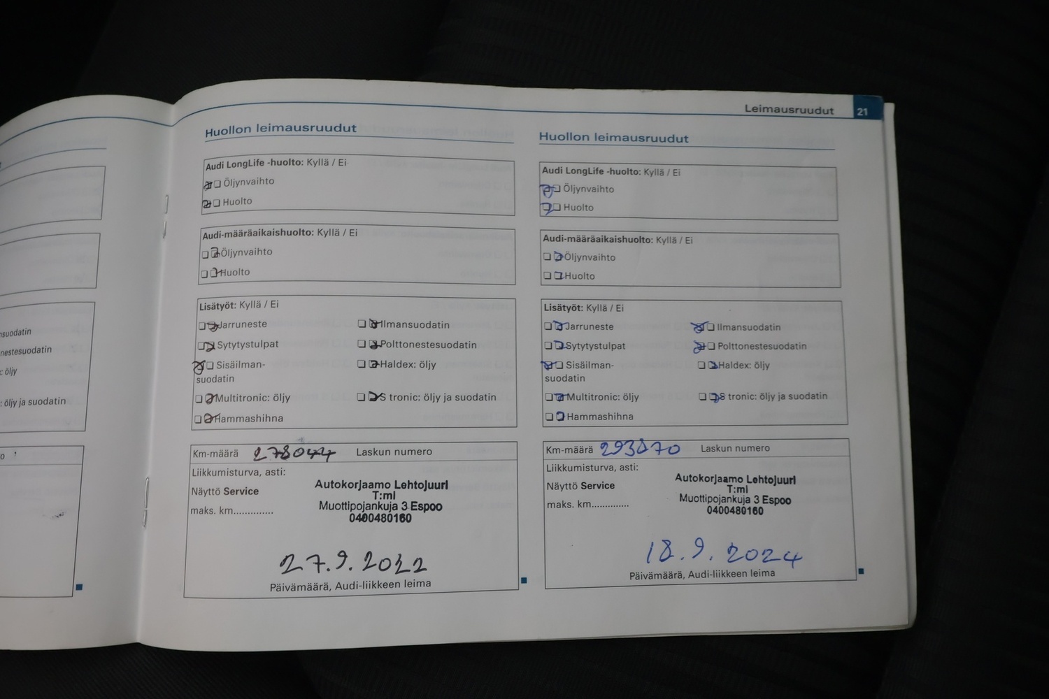 Audi A4 vaihtoauto
