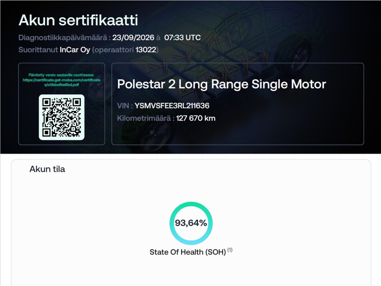 Polestar 2 vaihtoauto