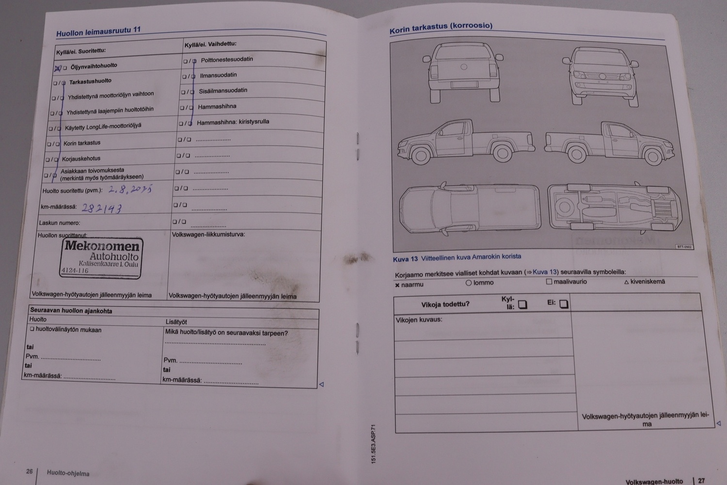 Volkswagen Amarok vaihtoauto