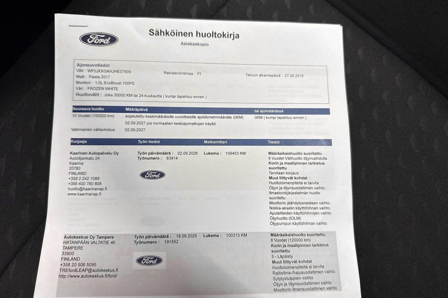 Ford Fiesta vaihtoauto