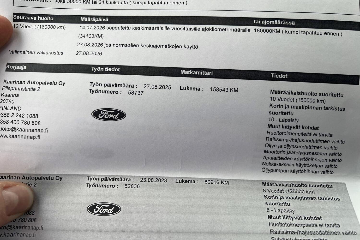 Ford Fiesta vaihtoauto