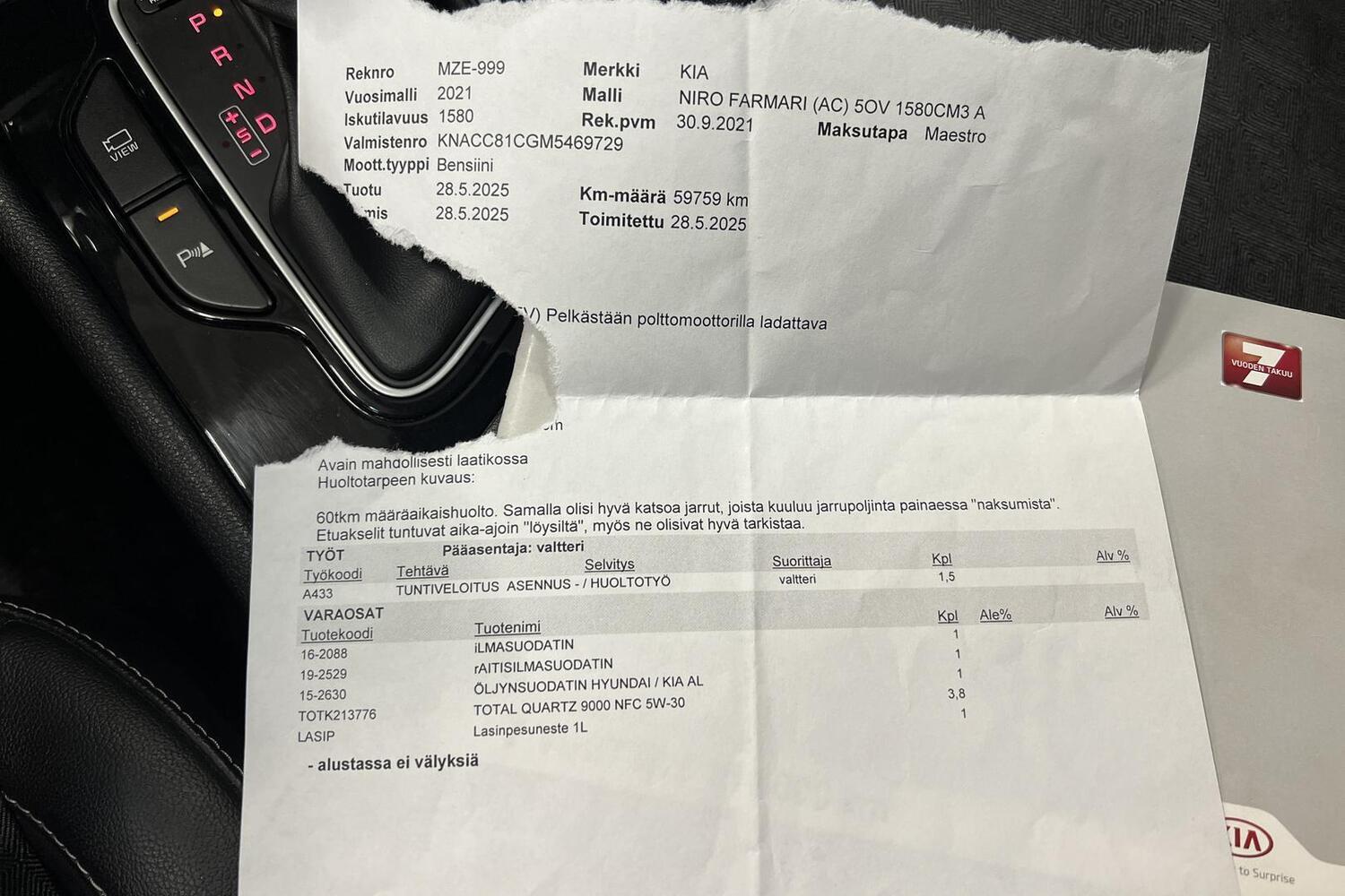 Kia Niro vaihtoauto