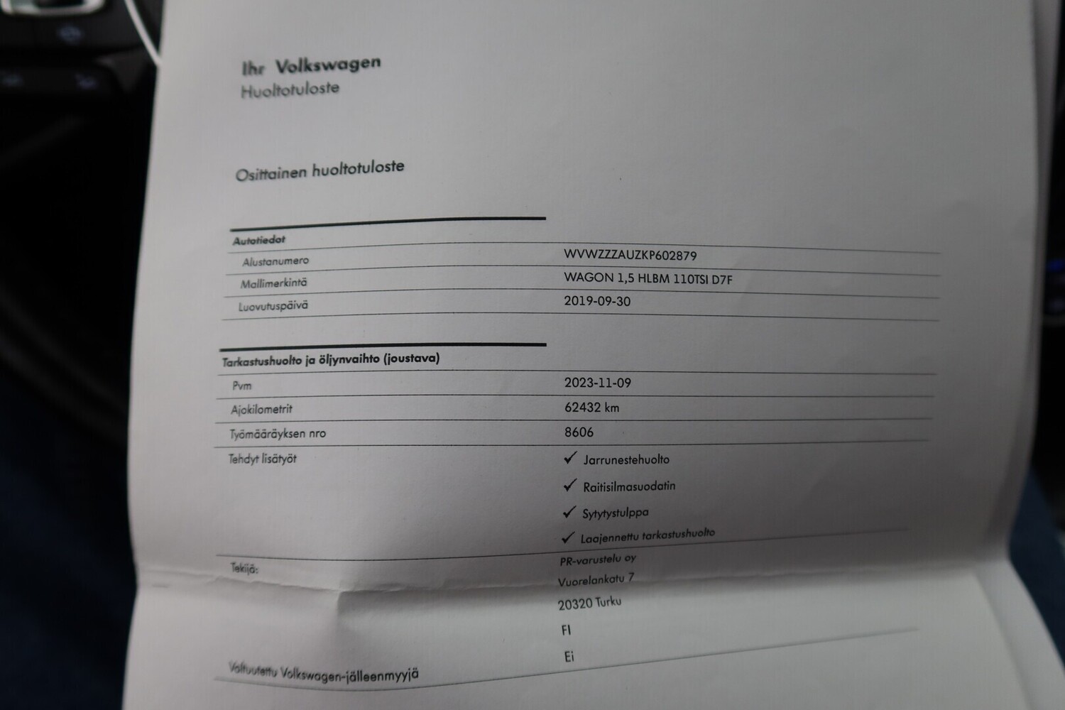 Volkswagen Golf vaihtoauto