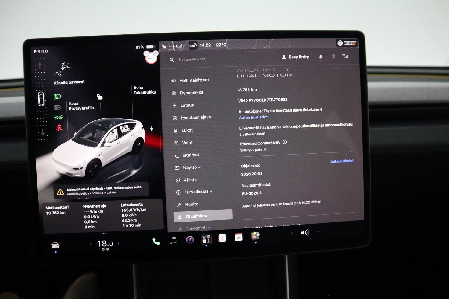 Tesla Model Y vaihtoauto