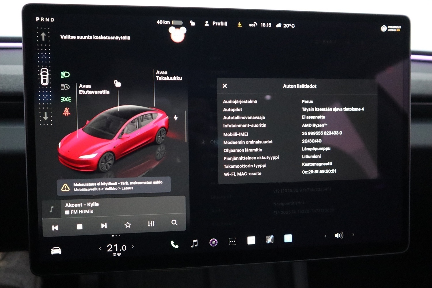 Tesla Model 3 vaihtoauto