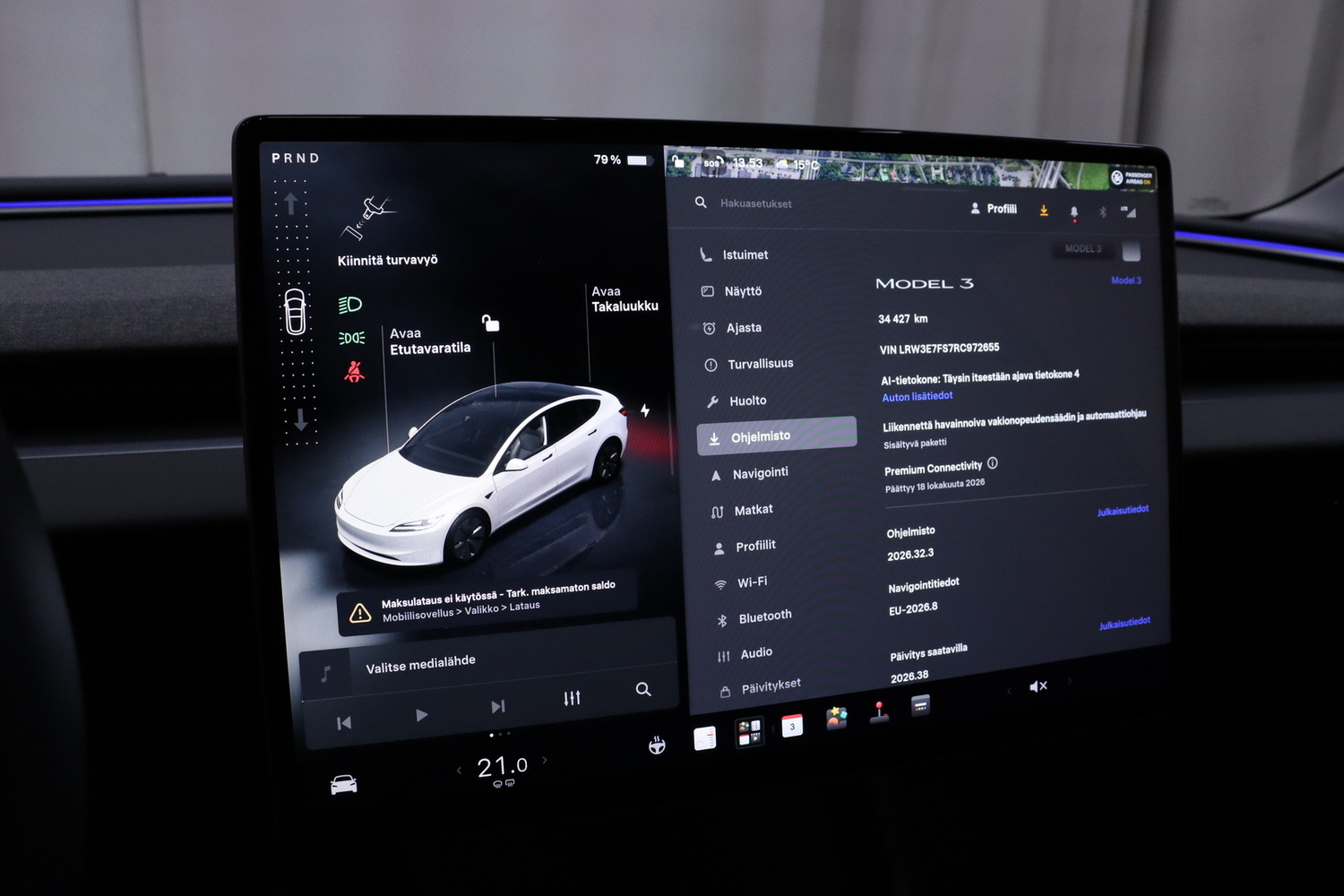 Tesla Model 3 vaihtoauto