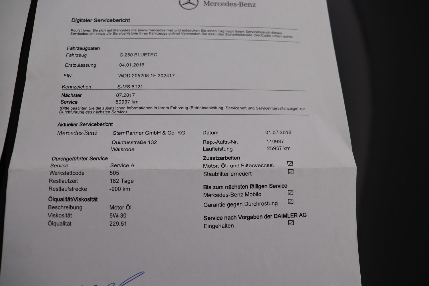 Mercedes-Benz C vaihtoauto