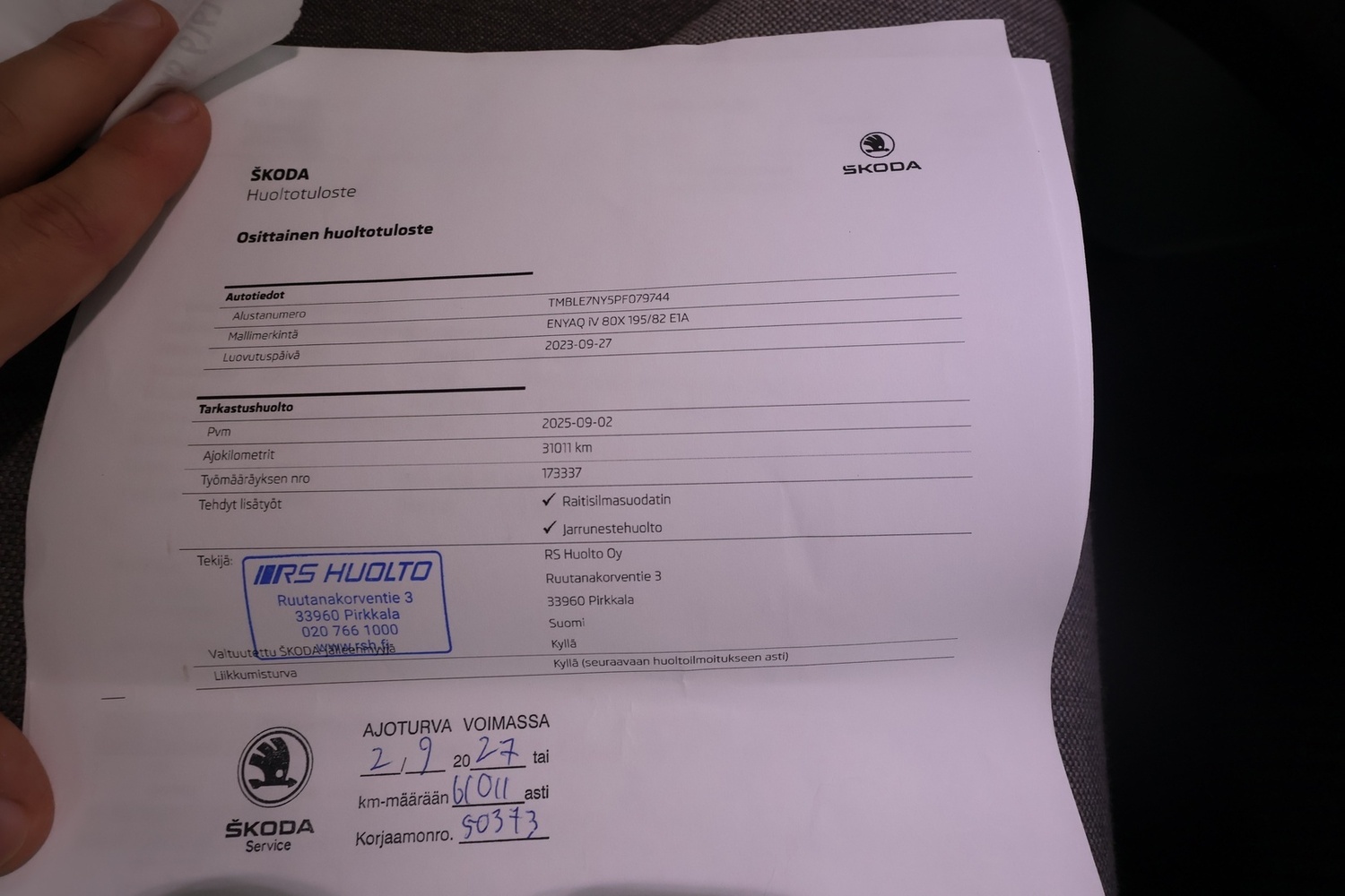 Skoda Enyaq vaihtoauto