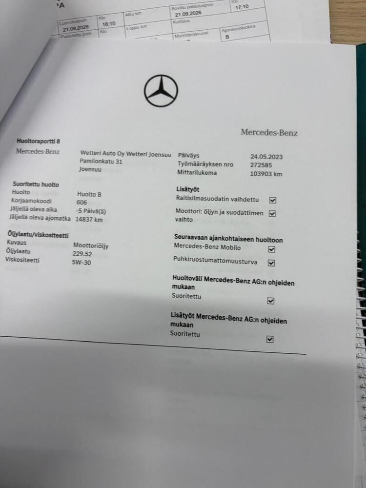 Mercedes-Benz C vaihtoauto