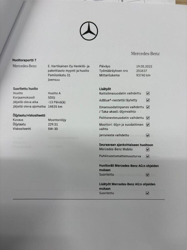 Mercedes-Benz C vaihtoauto