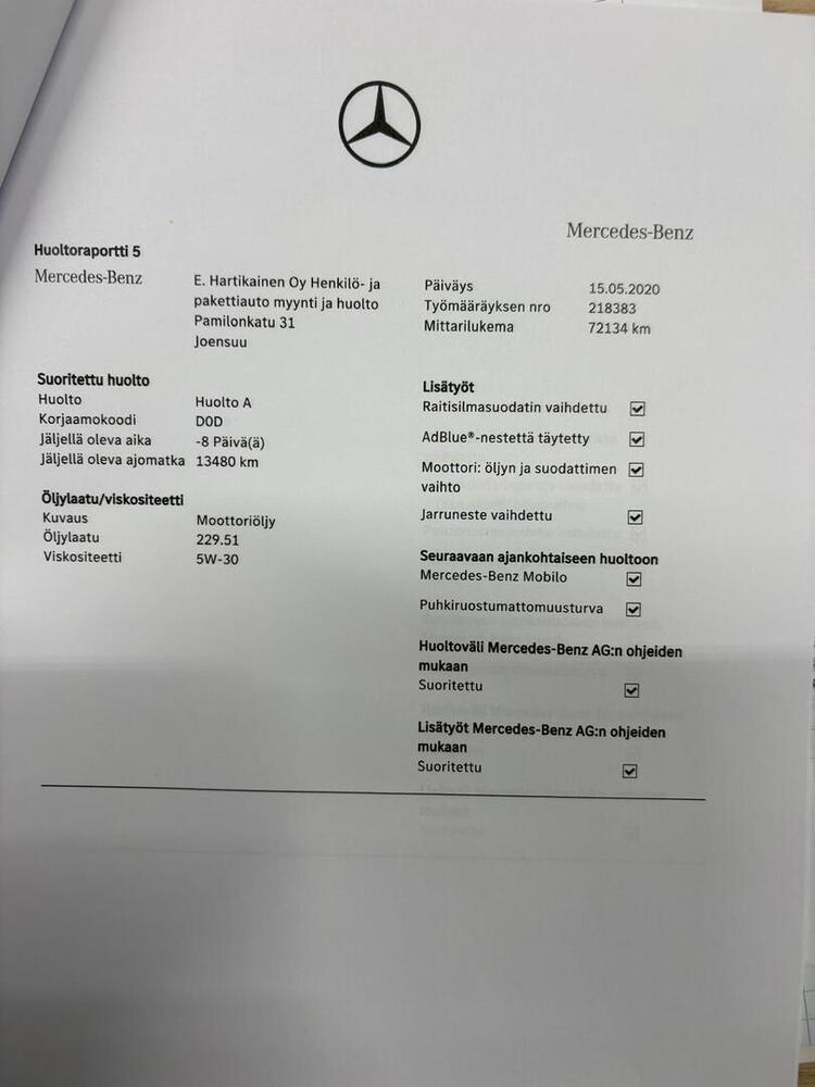 Mercedes-Benz C vaihtoauto