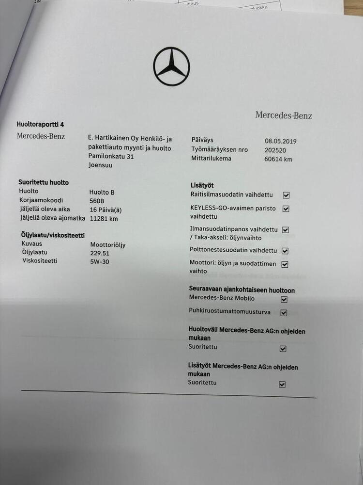 Mercedes-Benz C vaihtoauto