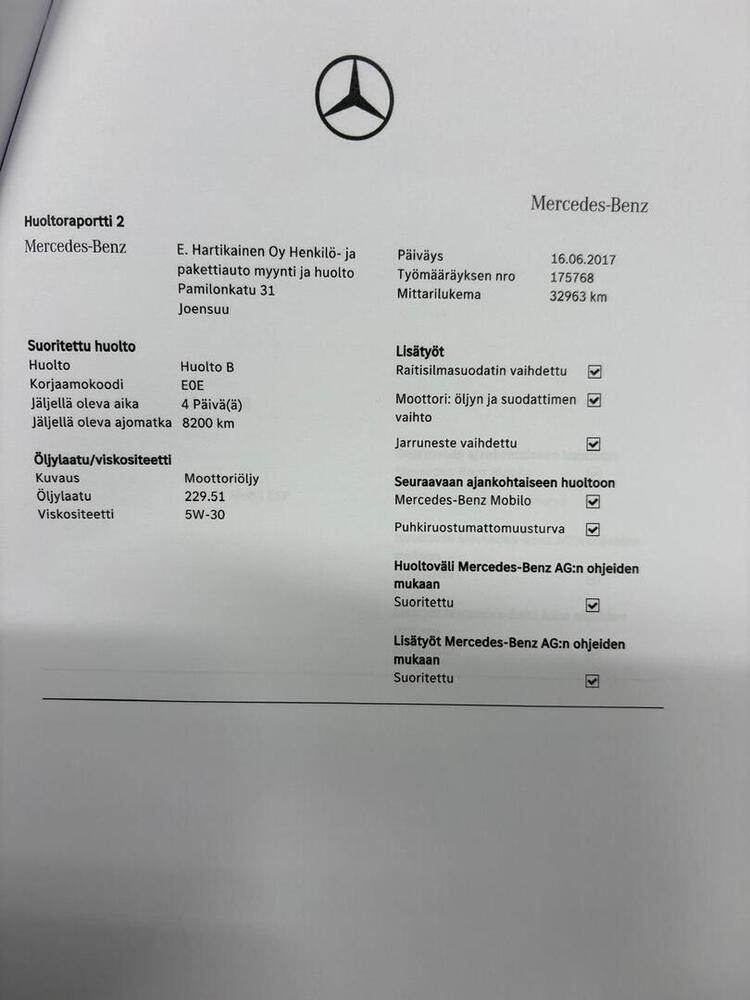 Mercedes-Benz C vaihtoauto