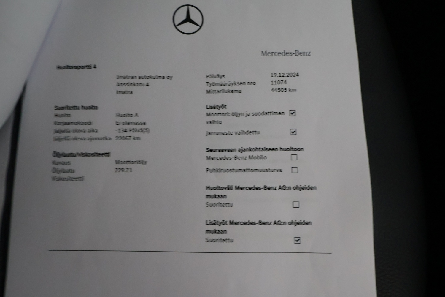 Mercedes-Benz CLA-sarja vaihtoauto