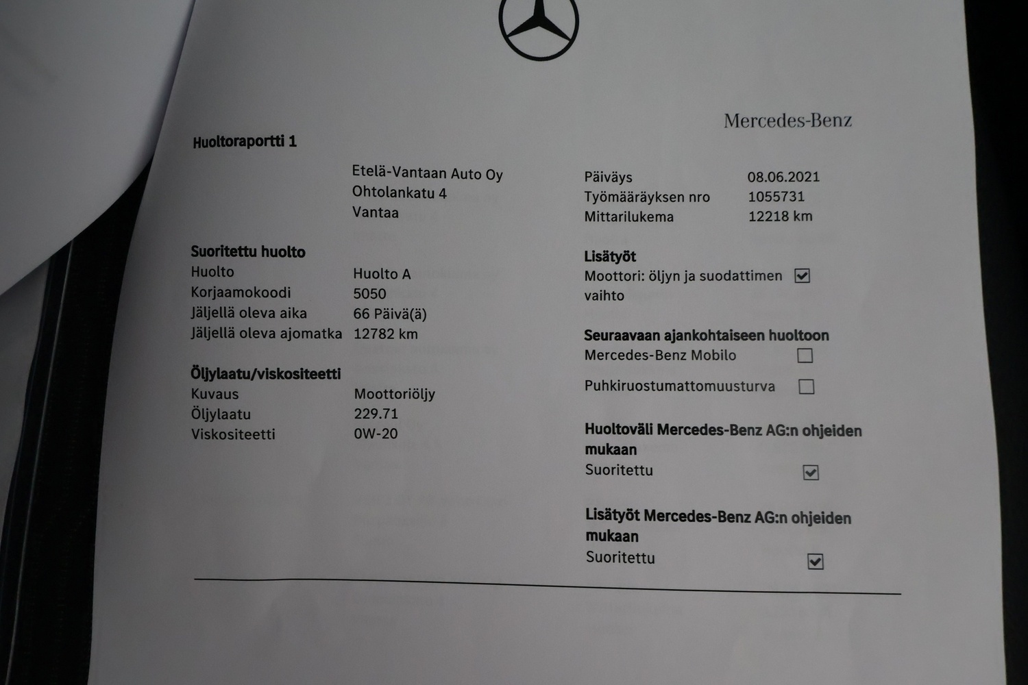 Mercedes-Benz CLA-sarja vaihtoauto