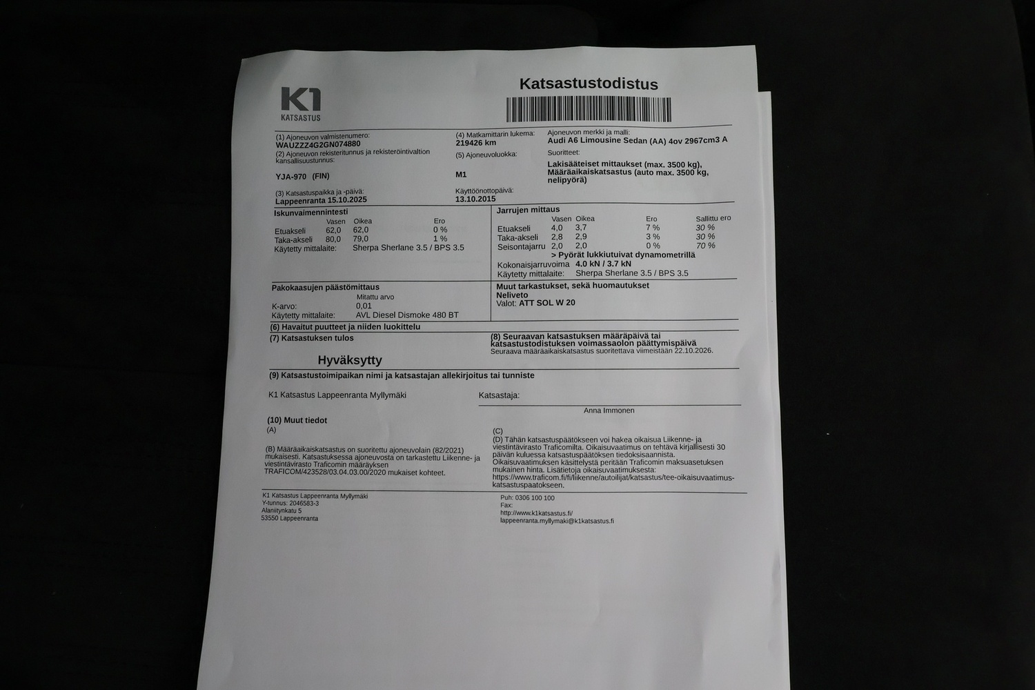 Audi A6 vaihtoauto