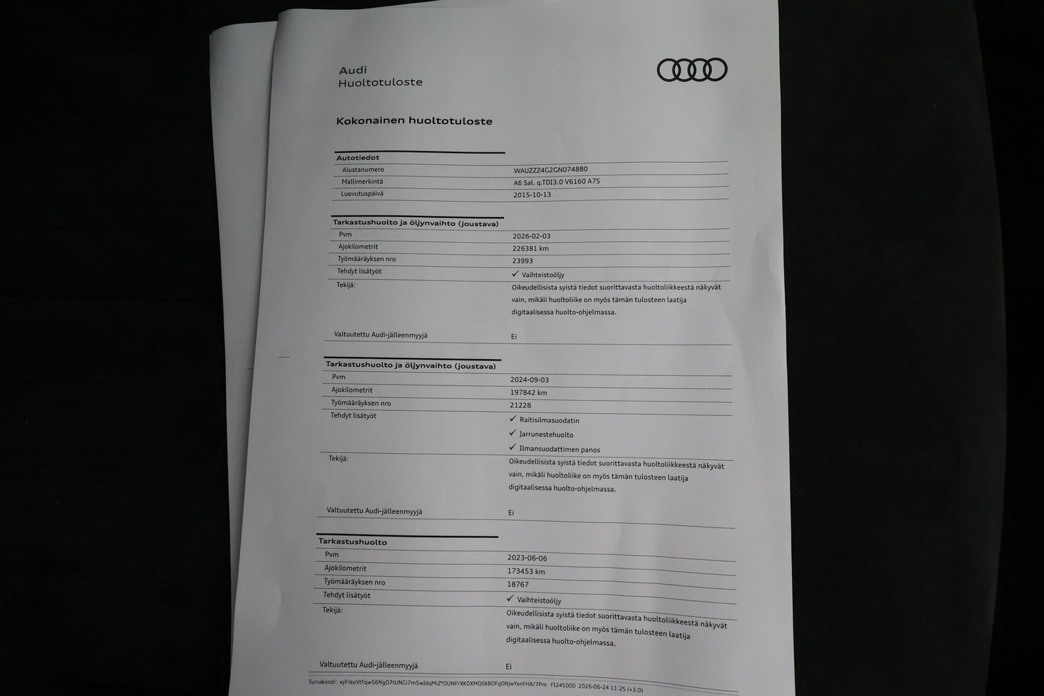 Audi A6 vaihtoauto